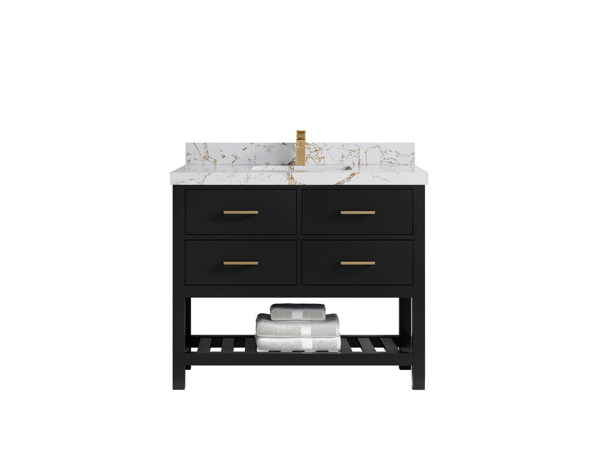 Parker 42 in. W x 22 in. D Single Sink Bathroom Vanity - Willow Bath and Vanity