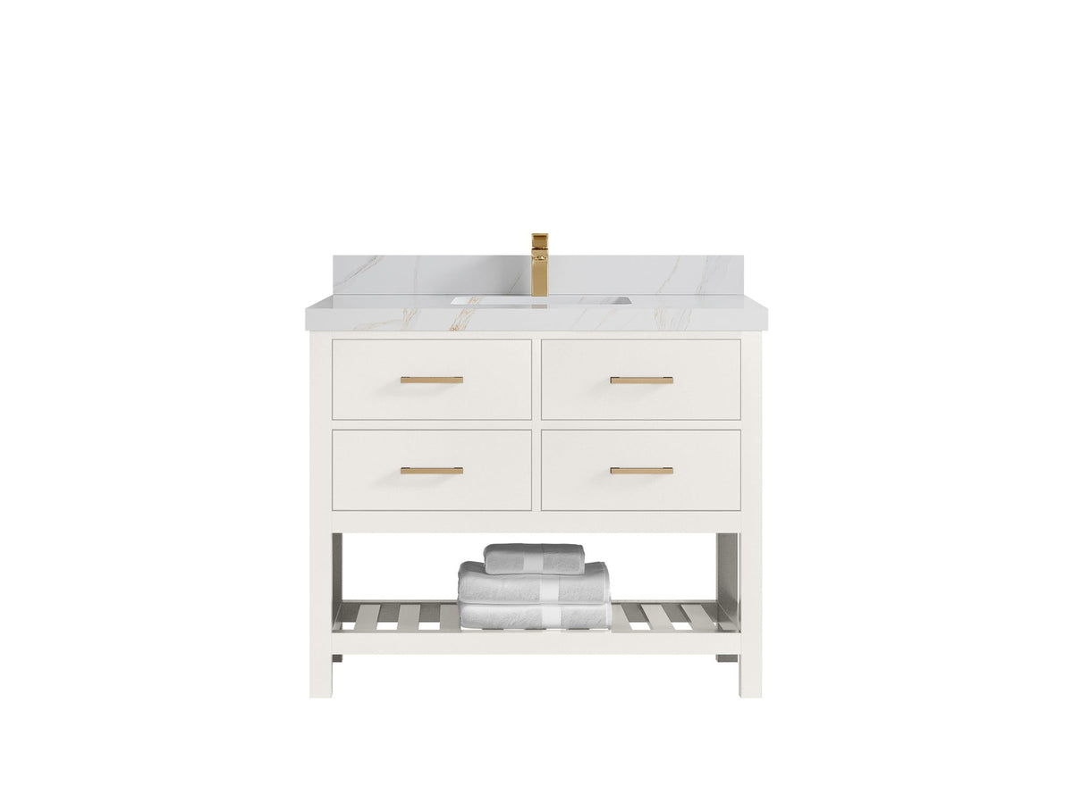 Parker 42 in. W x 22 in. D Single Sink Bathroom Vanity - Willow Bath and Vanity