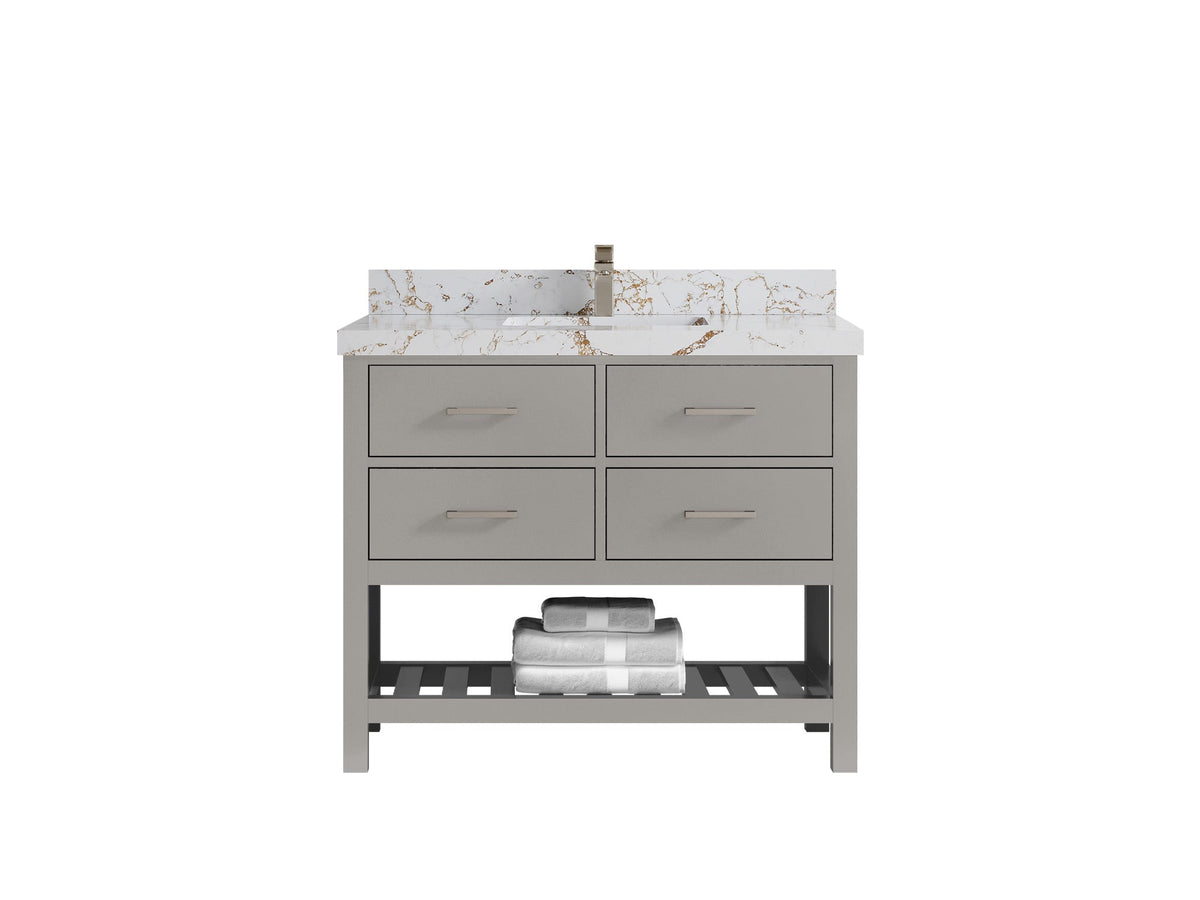 Parker 42 in. W x 22 in. D Single Sink Bathroom Vanity - Willow Bath and Vanity