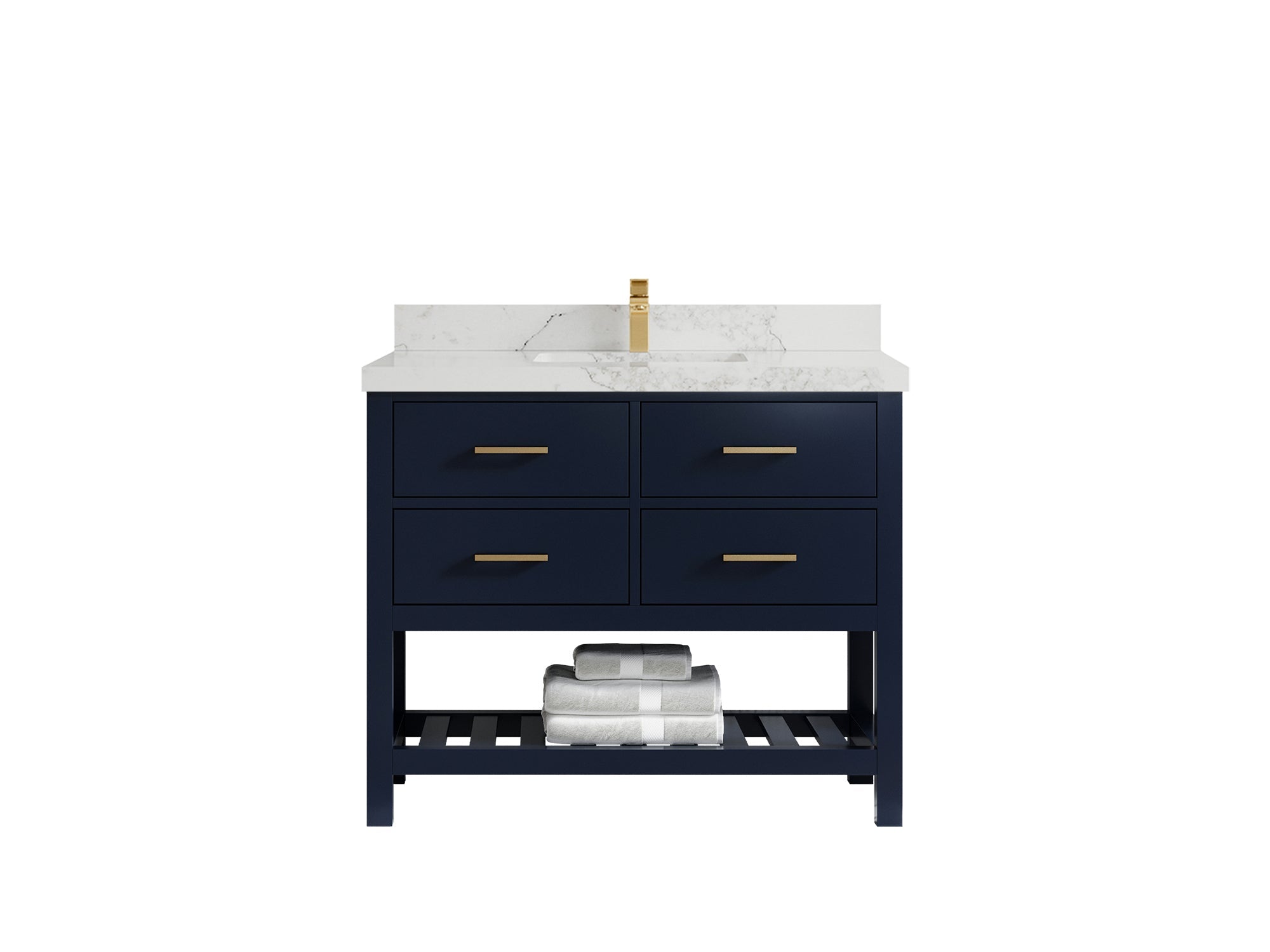 Parker 42 in. W x 22 in. D Single Sink Bathroom Vanity - Willow Bath and Vanity