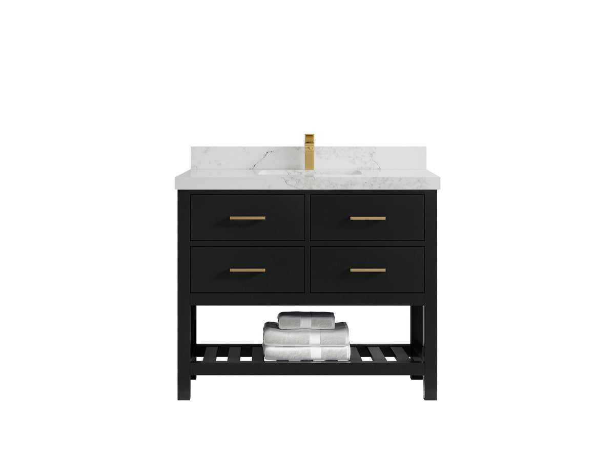 Parker 42 in. W x 22 in. D Single Sink Bathroom Vanity - Willow Bath and Vanity