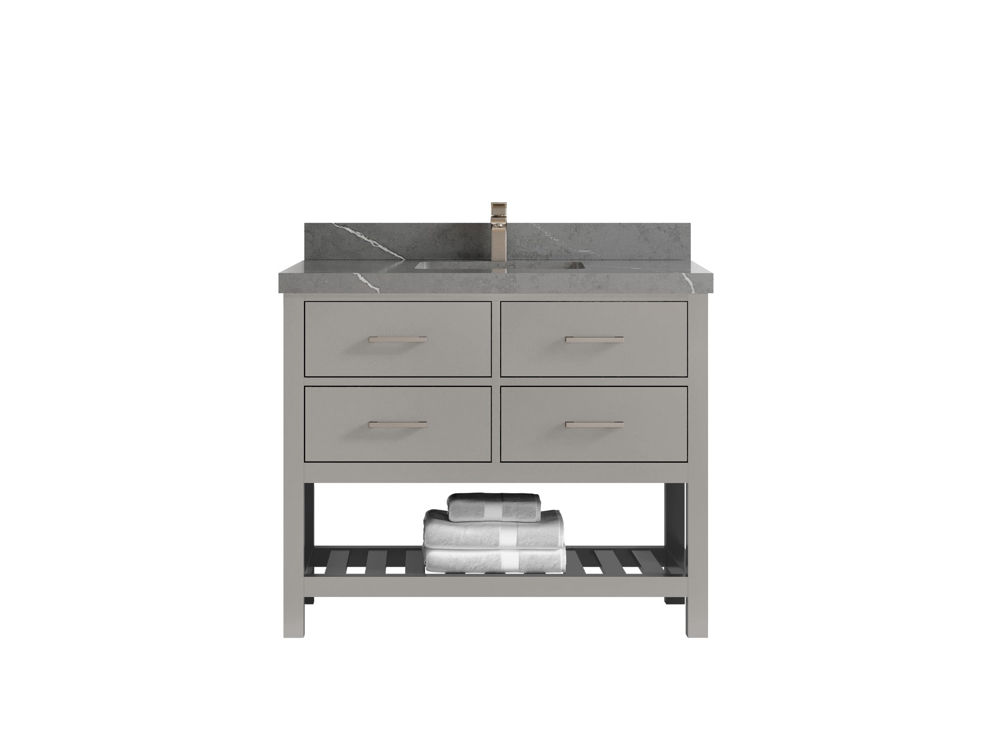 Parker 42 in. W x 22 in. D Single Sink Bathroom Vanity - Willow Bath and Vanity