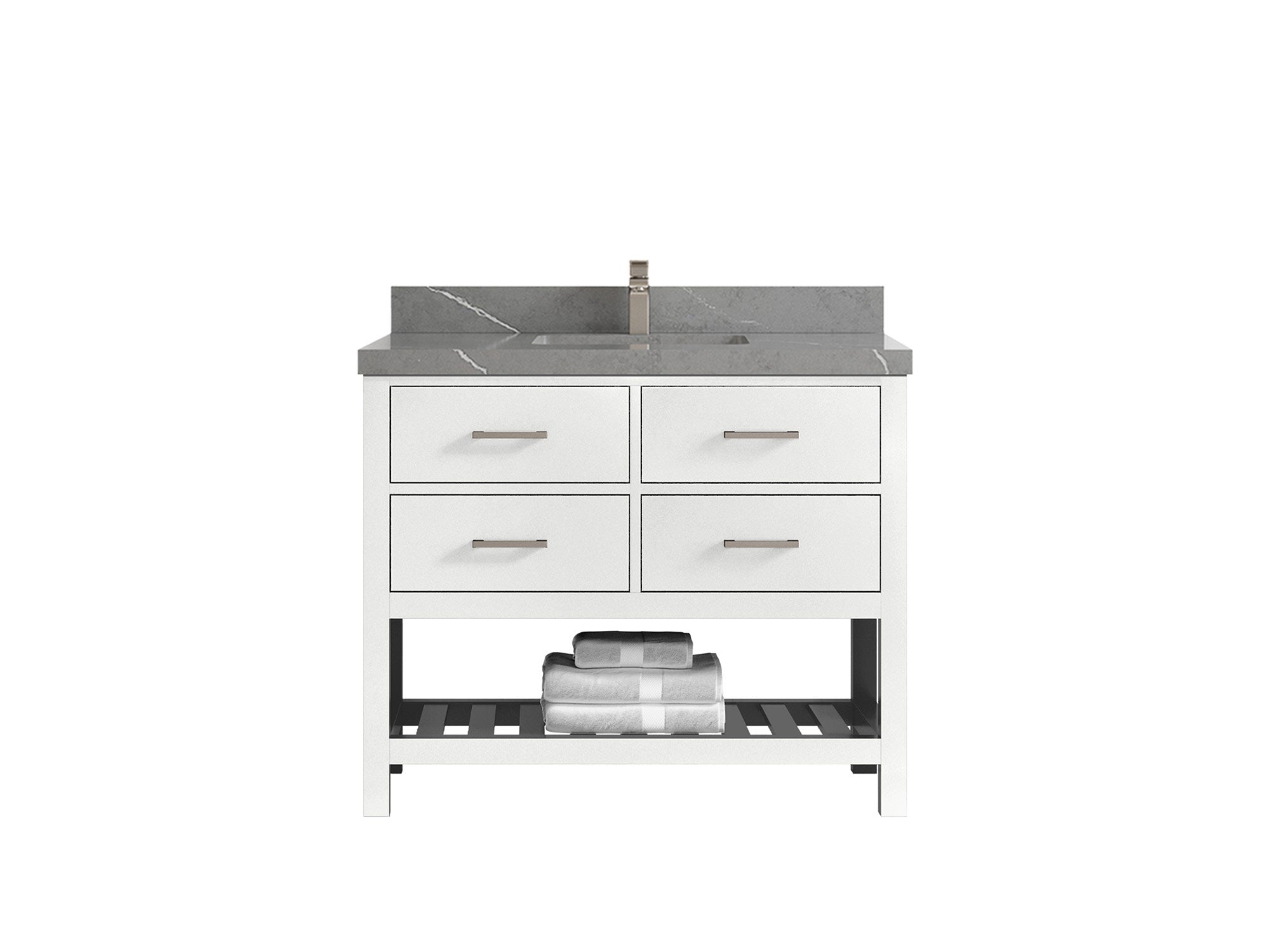 Parker 42 in. W x 22 in. D Single Sink Bathroom Vanity - Willow Bath and Vanity