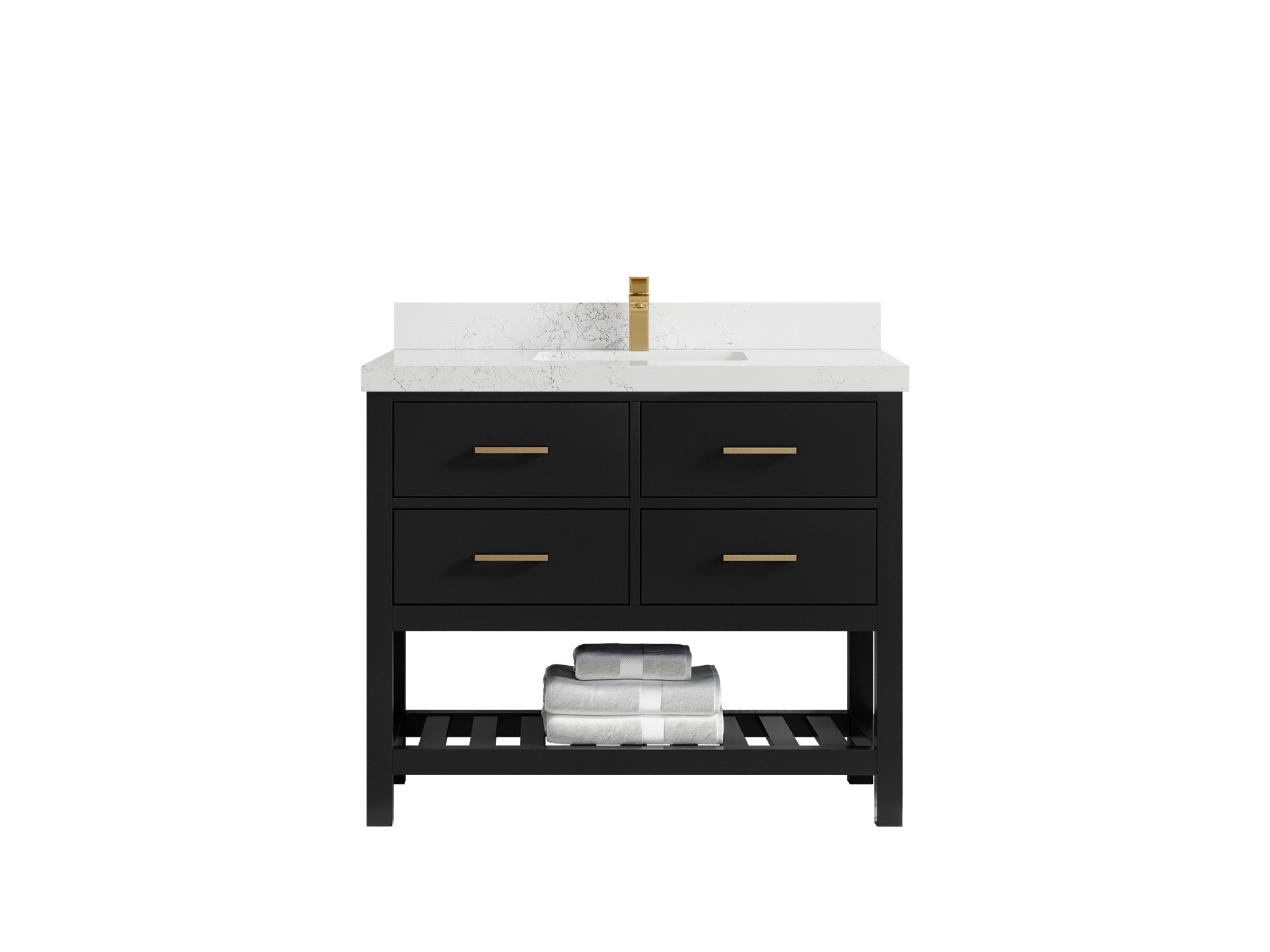 Parker 42 in. W x 22 in. D Single Sink Bathroom Vanity - Willow Bath and Vanity