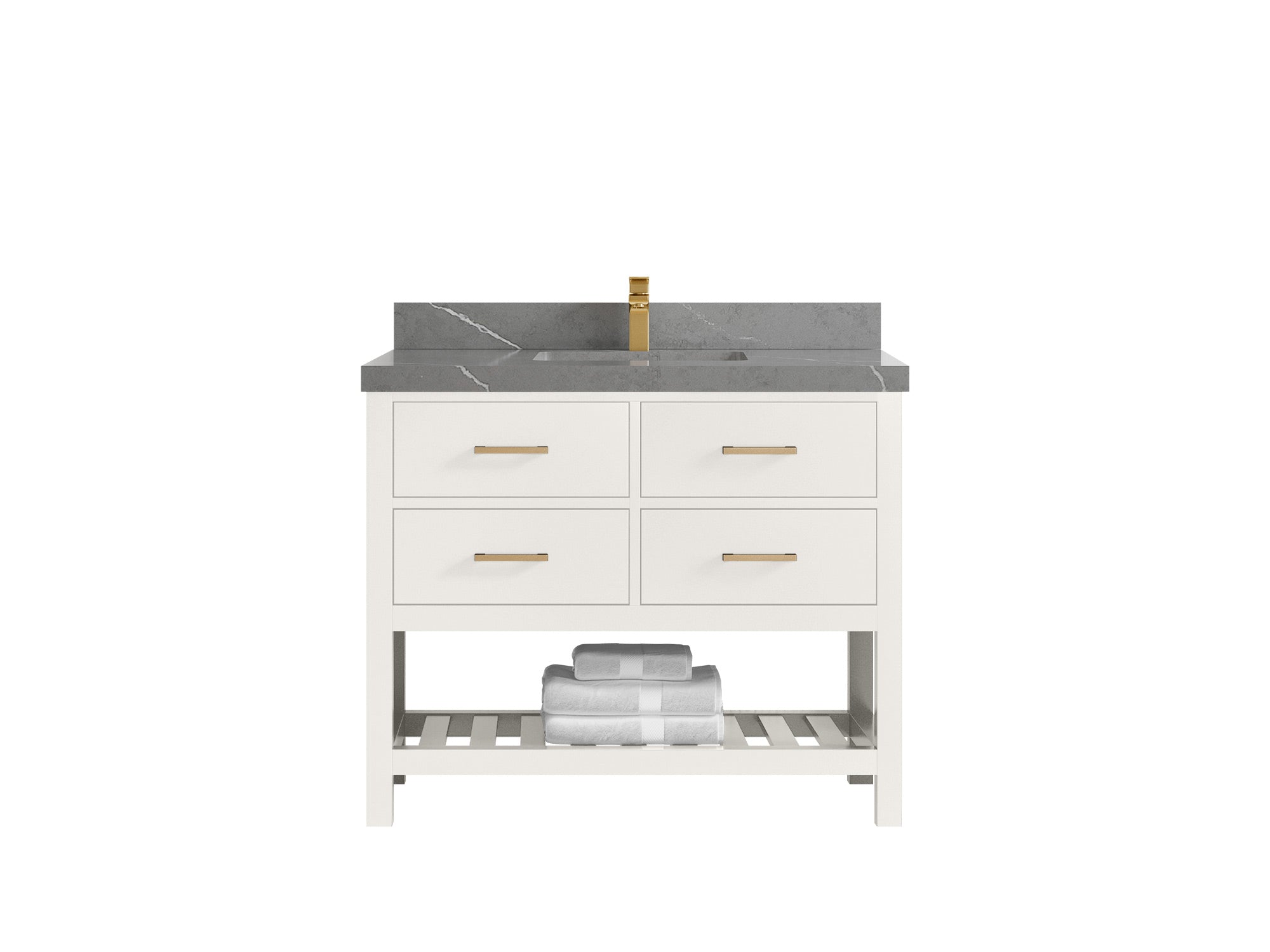Parker 42 in. W x 22 in. D Single Sink Bathroom Vanity - Willow Bath and Vanity