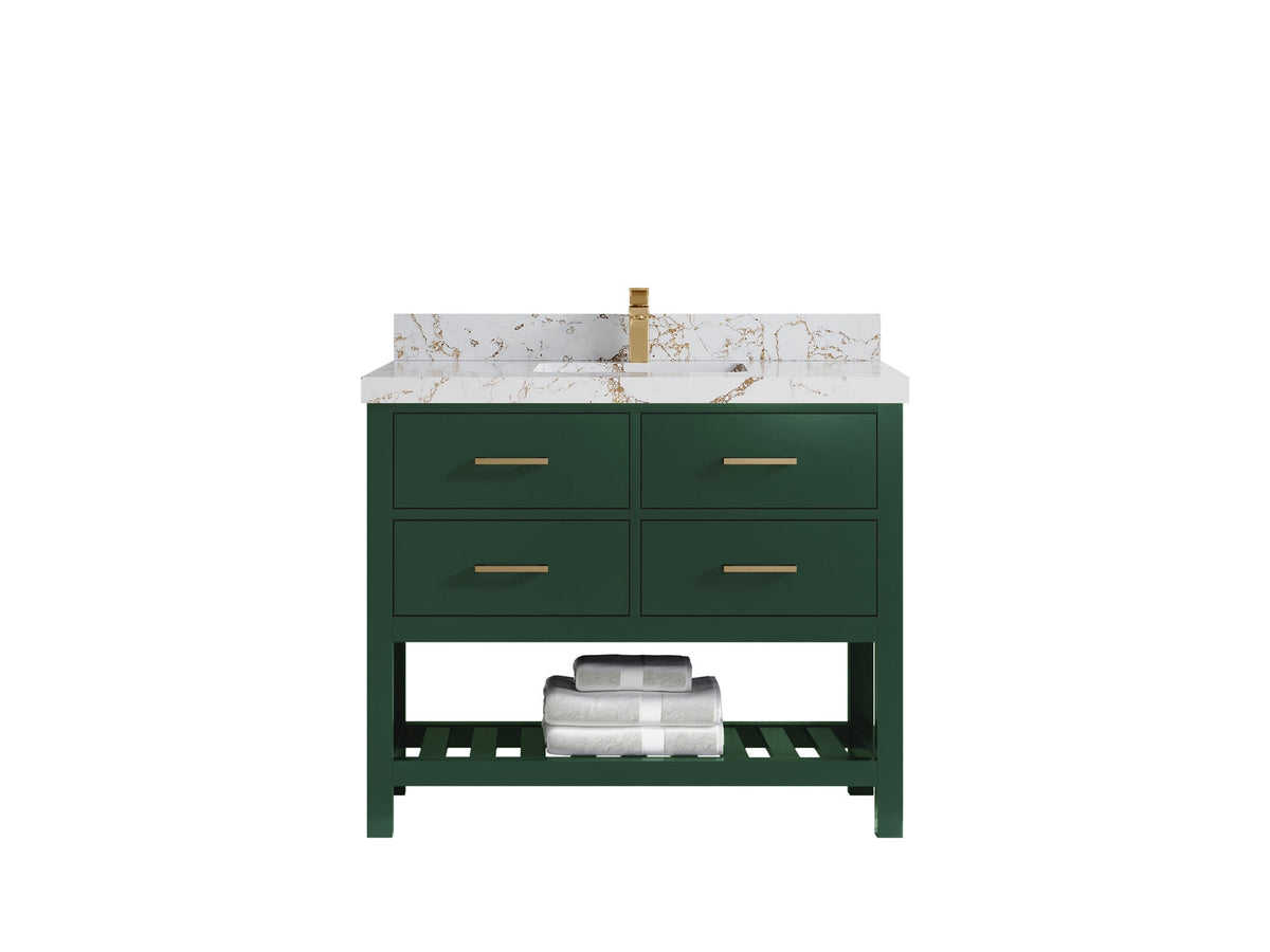 Parker 42 in. W x 22 in. D Single Sink Bathroom Vanity - Willow Bath and Vanity
