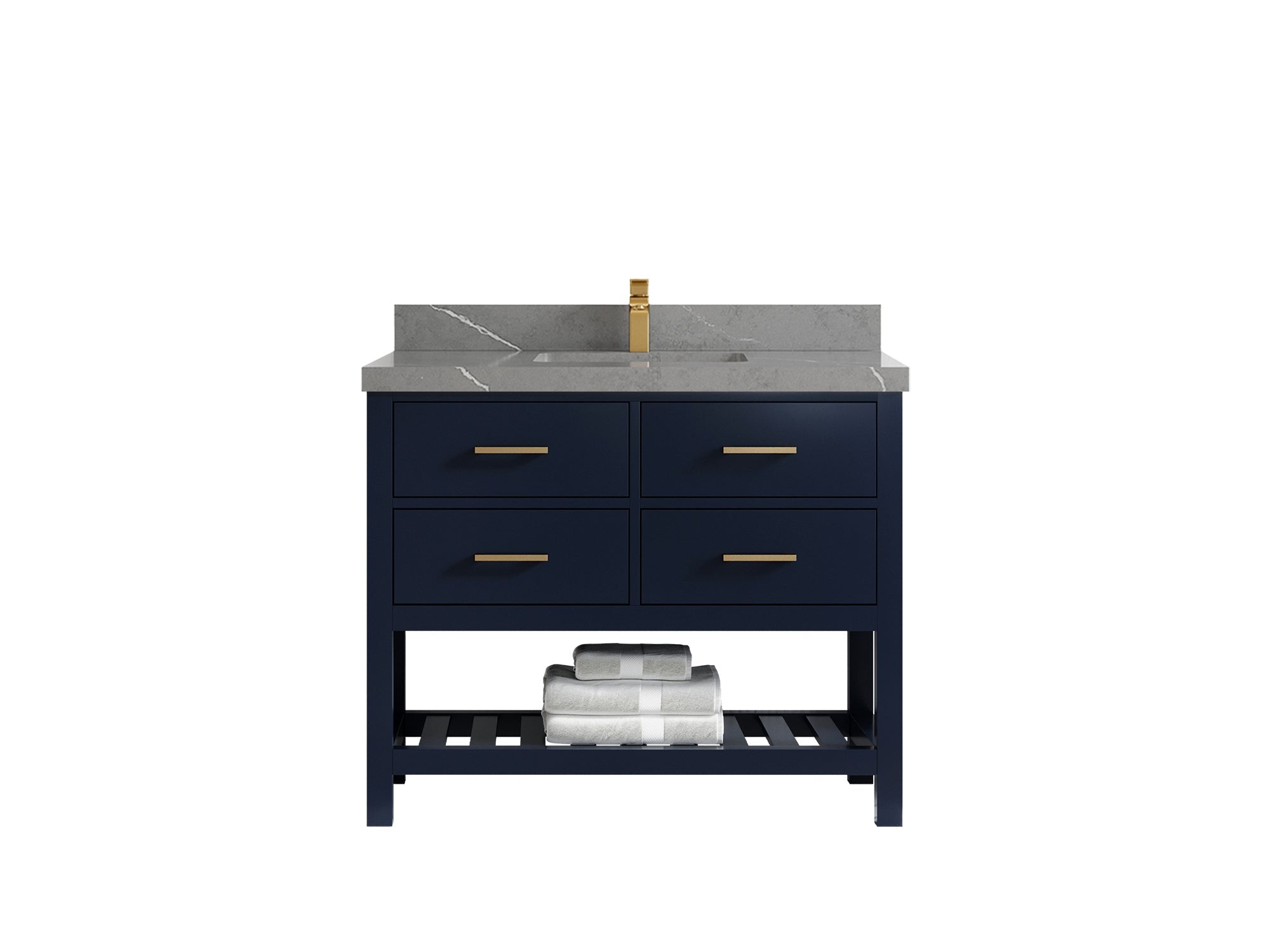 Parker 42 in. W x 22 in. D Single Sink Bathroom Vanity - Willow Bath and Vanity