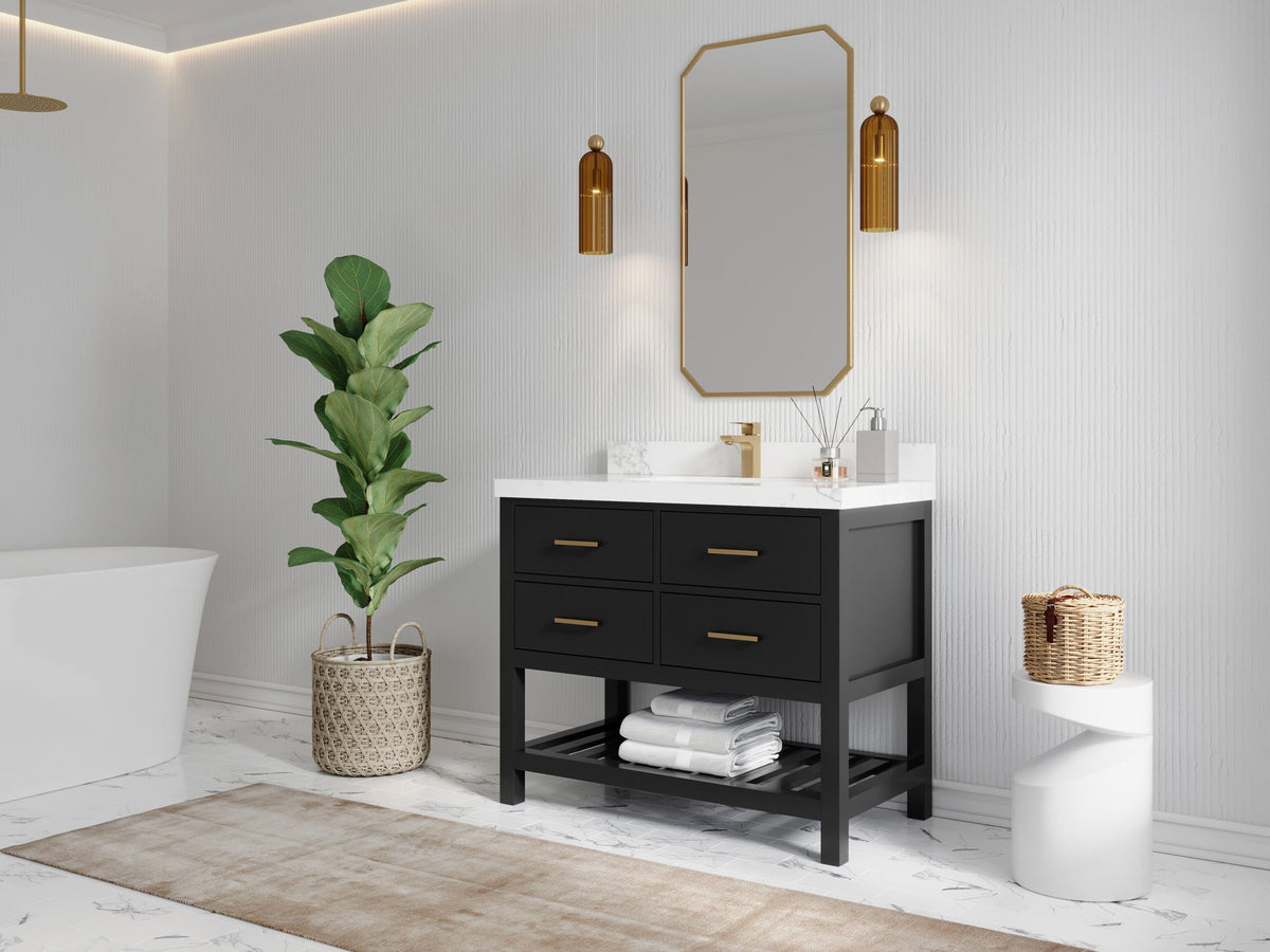 Parker 42 in. W x 22 in. D Single Sink Bathroom Vanity - Willow Bath and Vanity