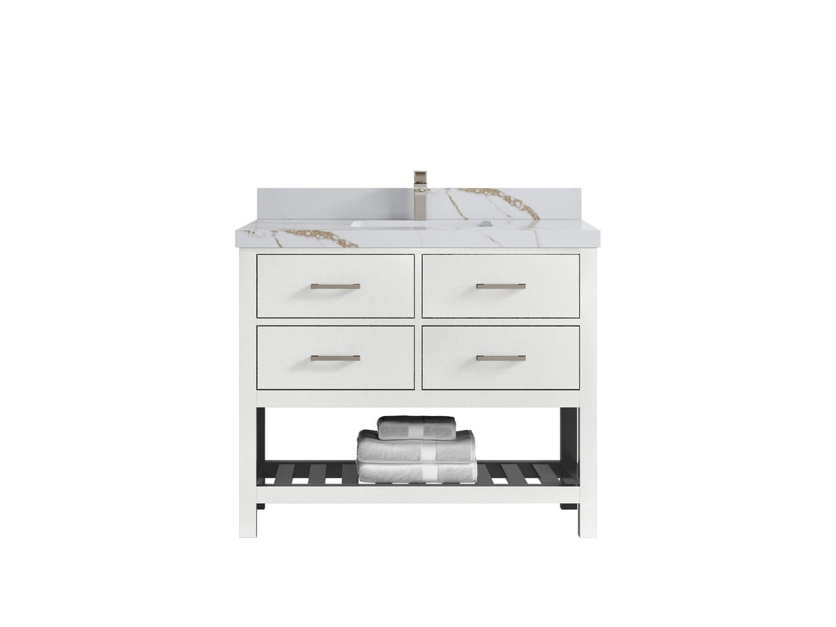 Parker 42 in. W x 22 in. D Single Sink Bathroom Vanity - Willow Bath and Vanity