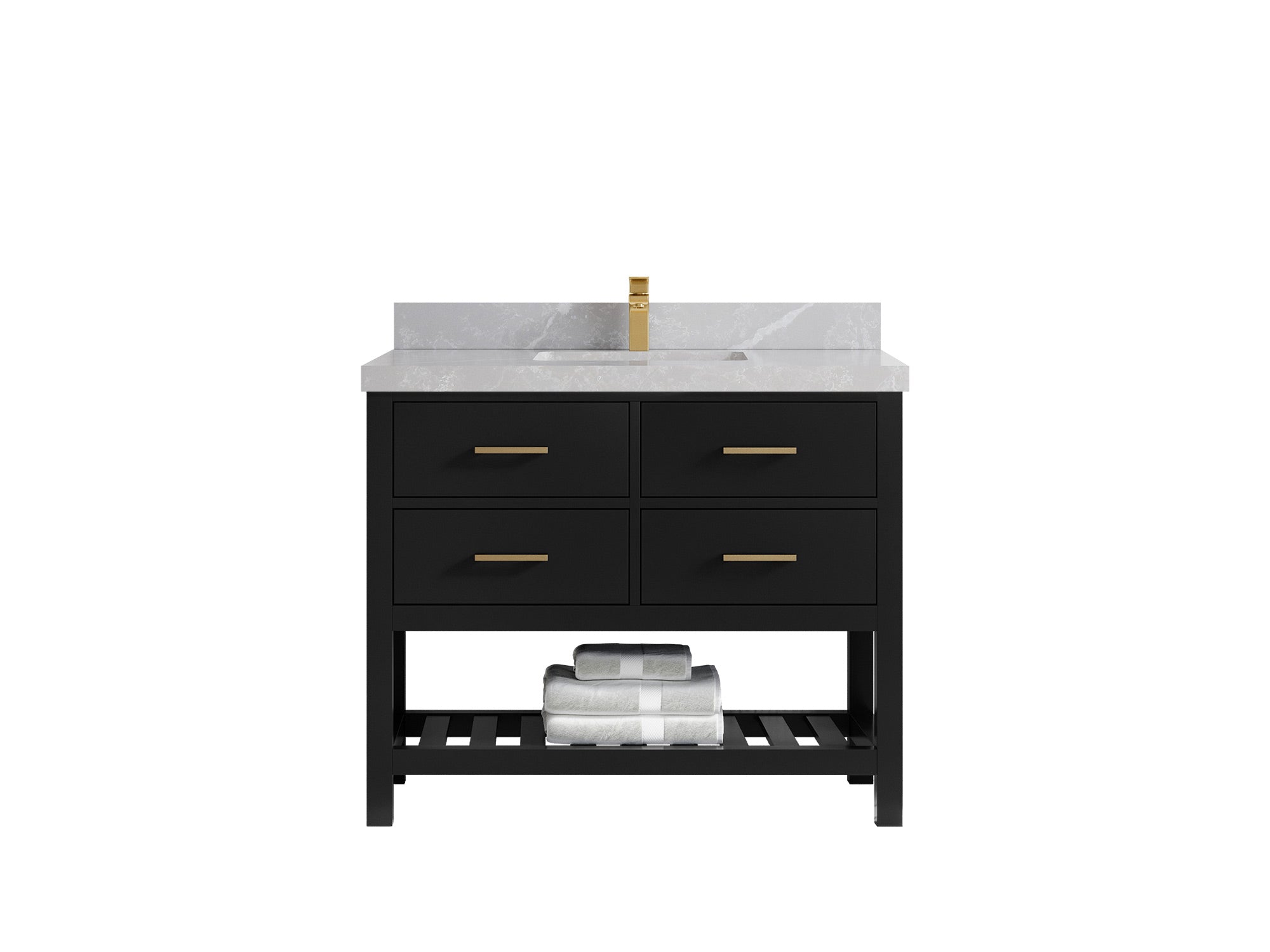 Parker 42 in. W x 22 in. D Single Sink Bathroom Vanity - Willow Bath and Vanity