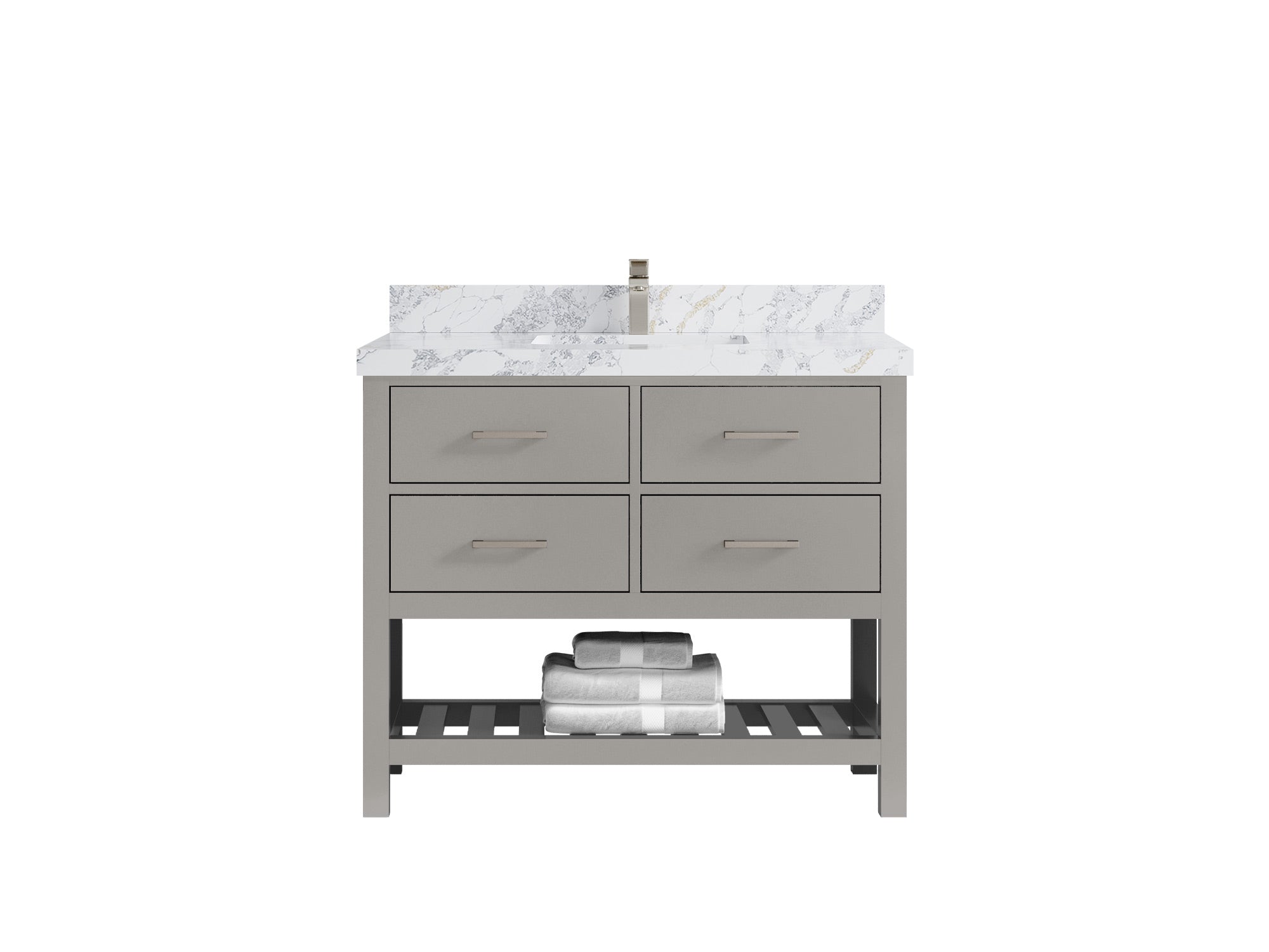 Parker 42 in. W x 22 in. D Single Sink Bathroom Vanity - Willow Bath and Vanity