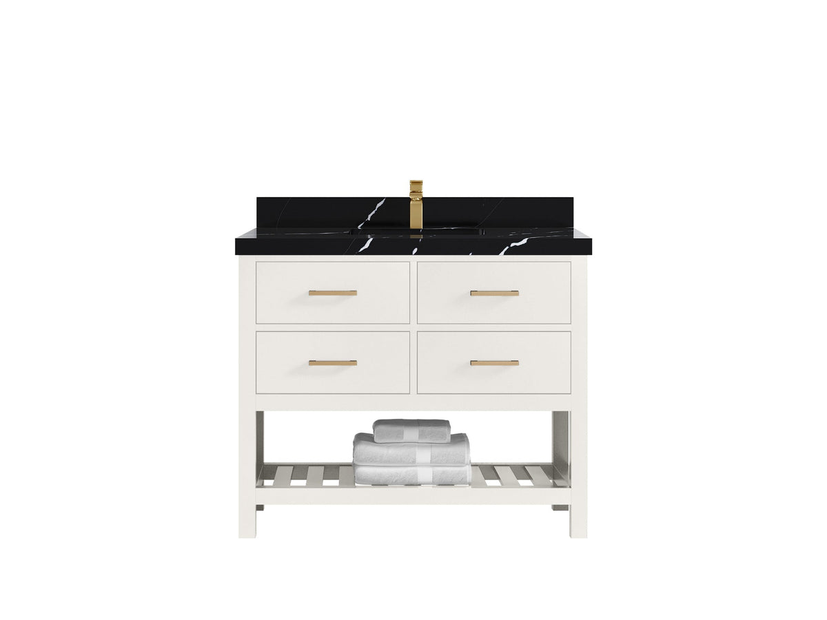 Parker 42 in. W x 22 in. D Single Sink Bathroom Vanity - Willow Bath and Vanity