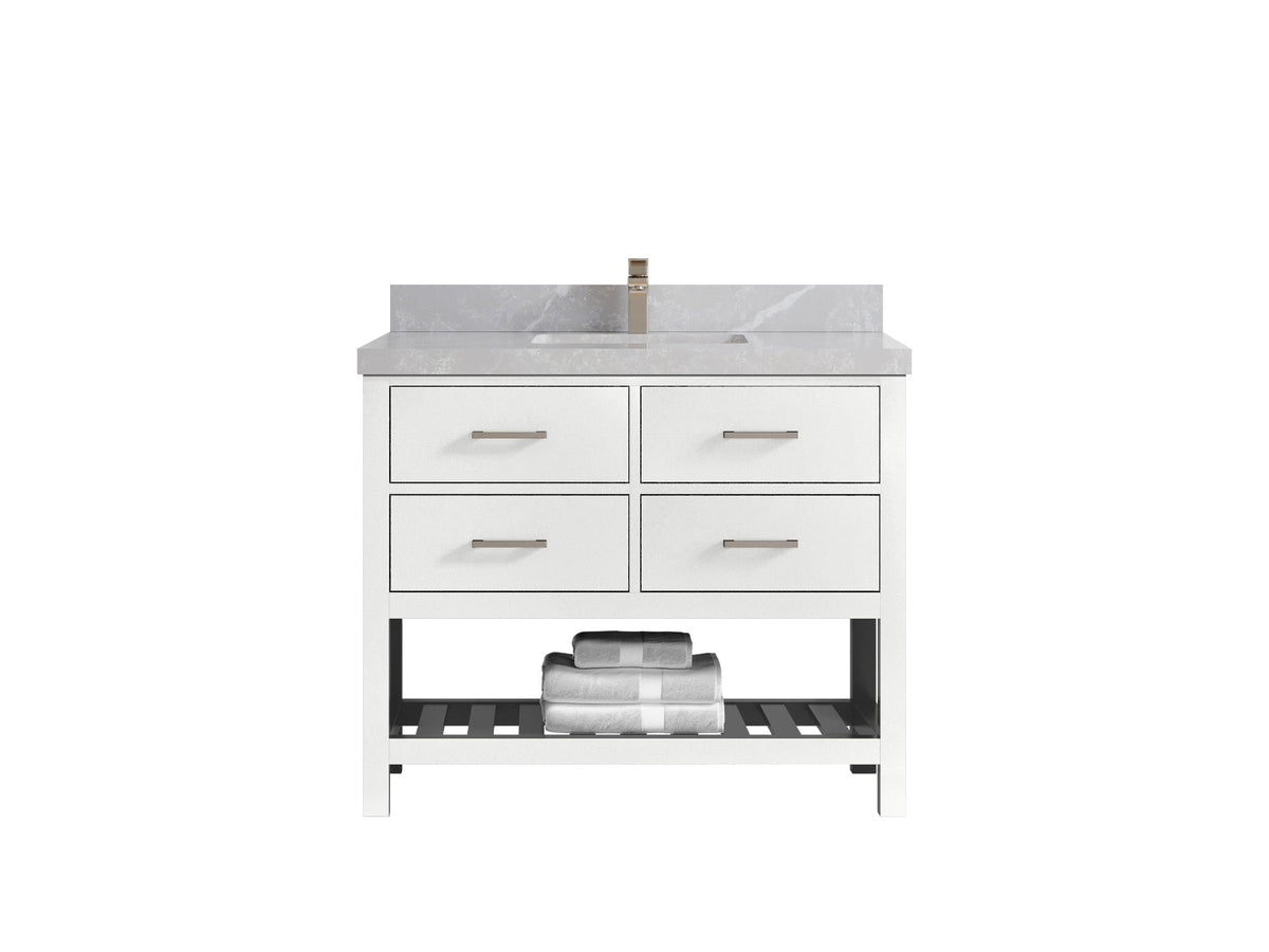 Parker 42 in. W x 22 in. D Single Sink Bathroom Vanity - Willow Bath and Vanity