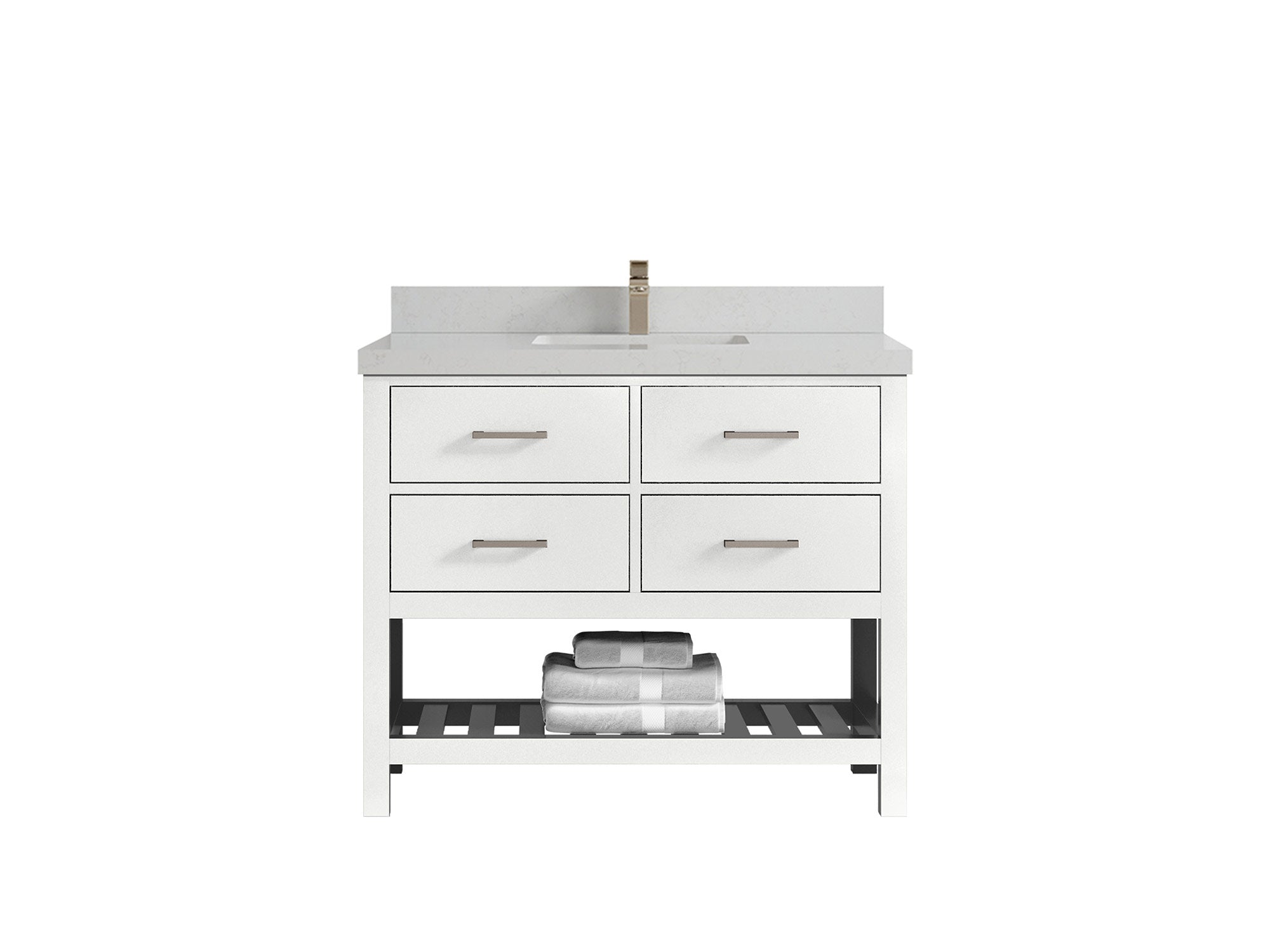 Parker 42 in. W x 22 in. D Single Sink Bathroom Vanity - Willow Bath and Vanity