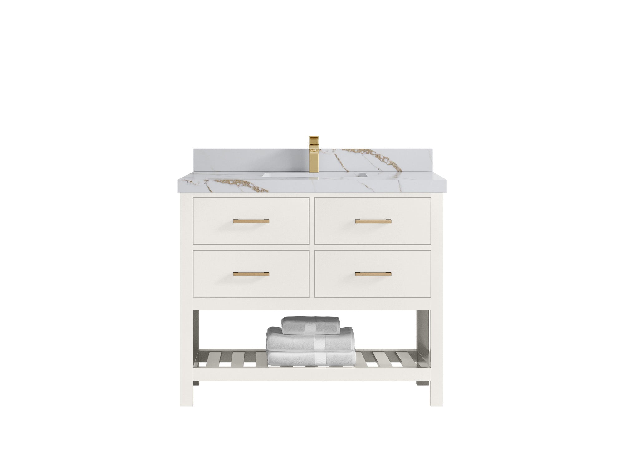 Parker 42 in. W x 22 in. D Single Sink Bathroom Vanity - Willow Bath and Vanity