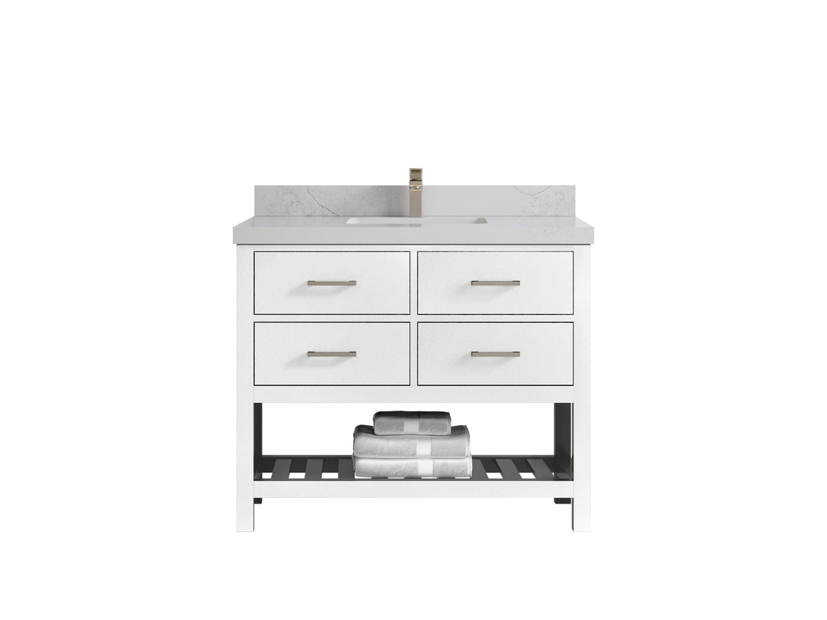 Parker 42 in. W x 22 in. D Single Sink Bathroom Vanity - Willow Bath and Vanity