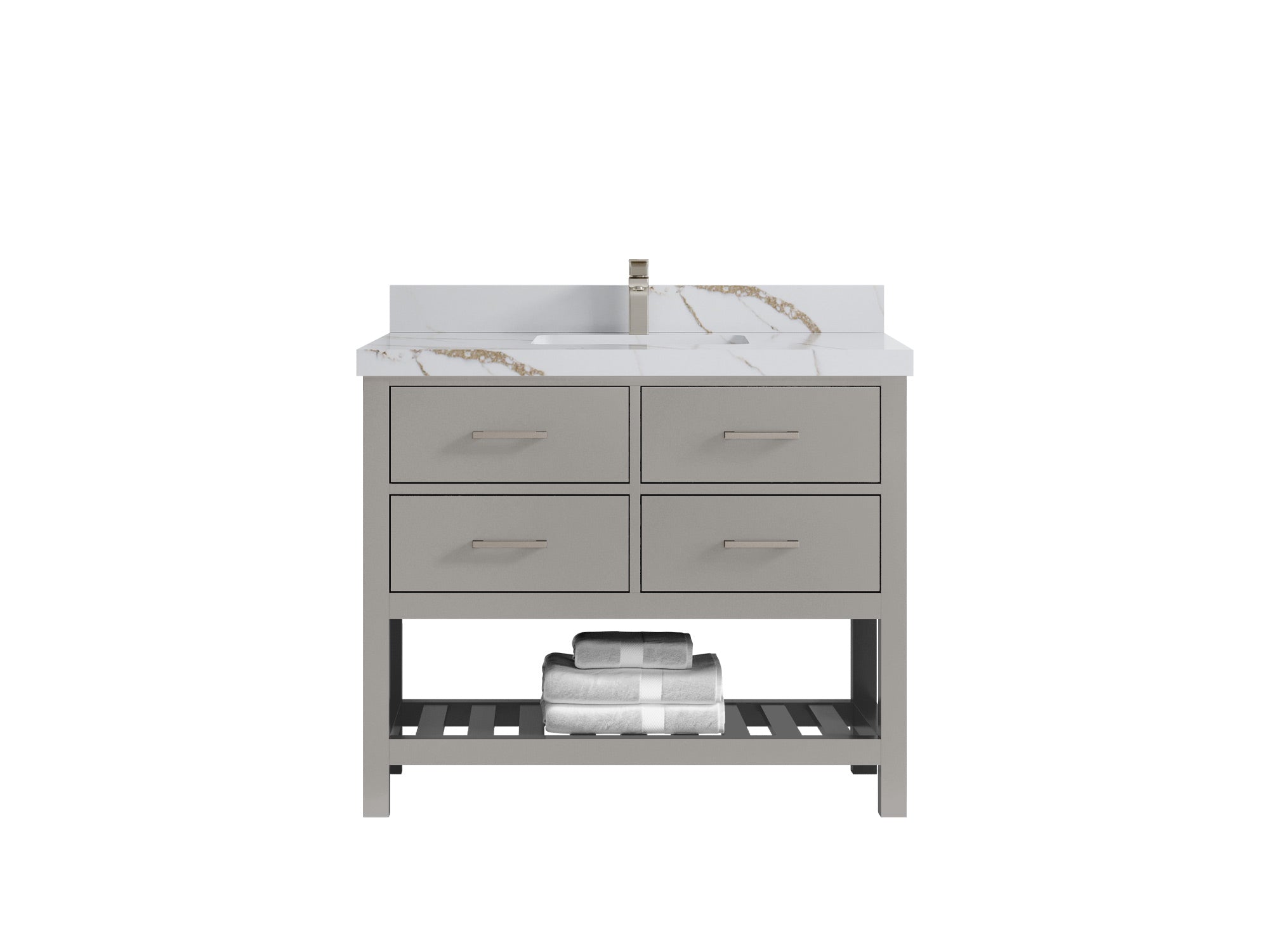 Parker 42 in. W x 22 in. D Single Sink Bathroom Vanity - Willow Bath and Vanity