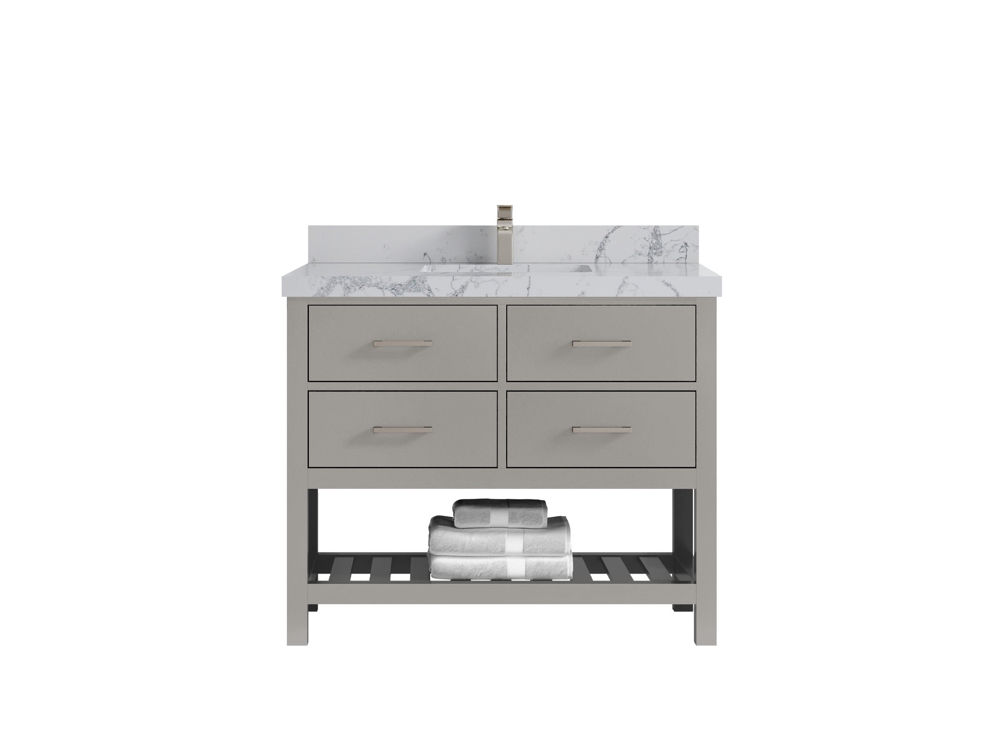 Parker 42 in. W x 22 in. D Single Sink Bathroom Vanity - Willow Bath and Vanity