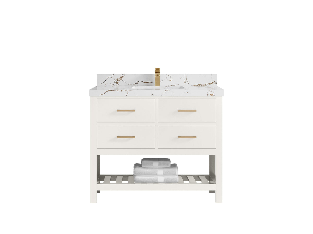 Parker 42 in. W x 22 in. D Single Sink Bathroom Vanity - Willow Bath and Vanity