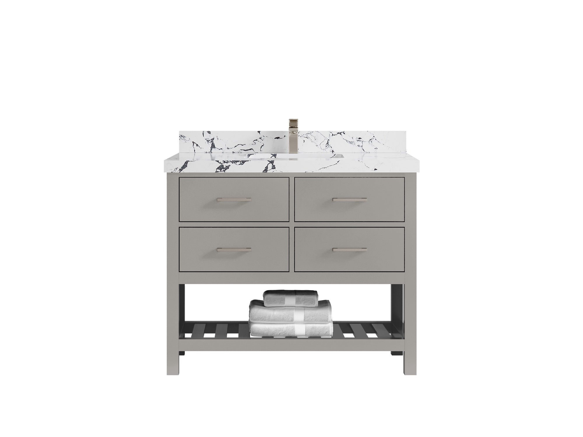 Parker 42 in. W x 22 in. D Single Sink Bathroom Vanity - Willow Bath and Vanity