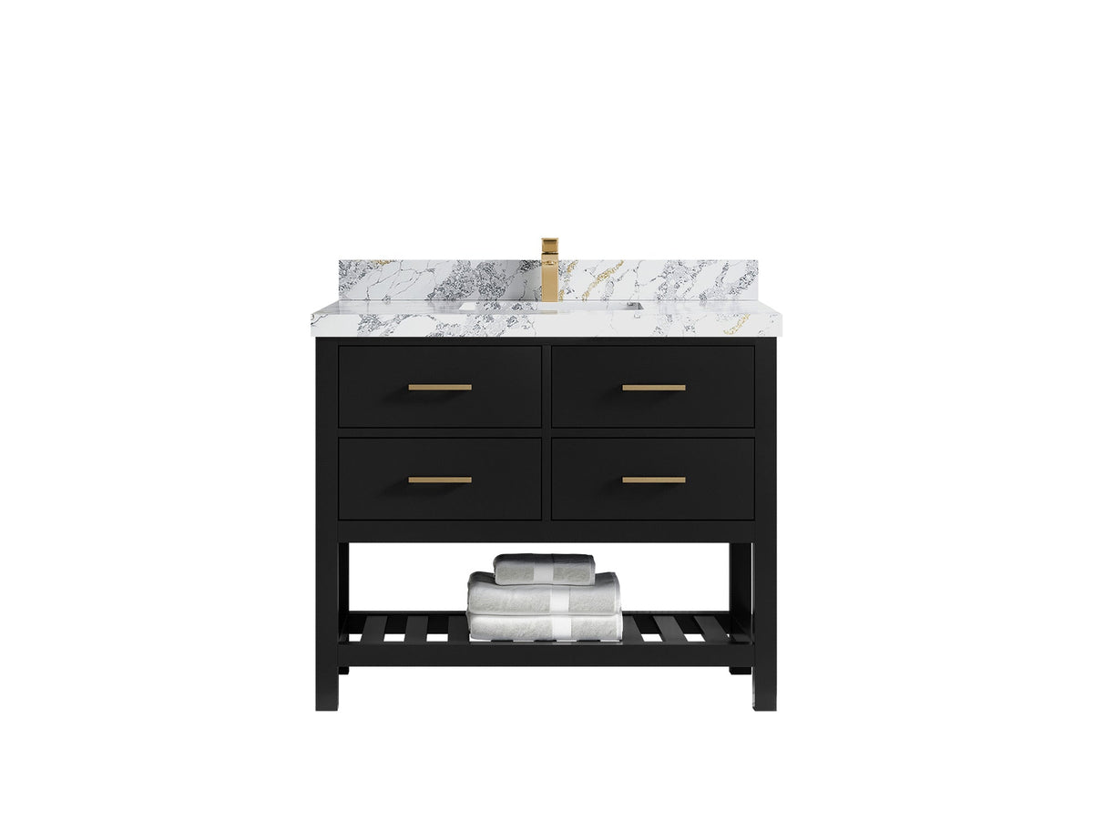 Parker 42 in. W x 22 in. D Single Sink Bathroom Vanity - Willow Bath and Vanity