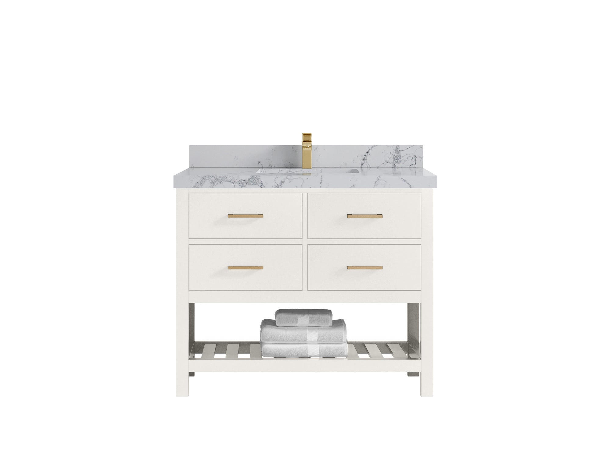 Parker 42 in. W x 22 in. D Single Sink Bathroom Vanity - Willow Bath and Vanity