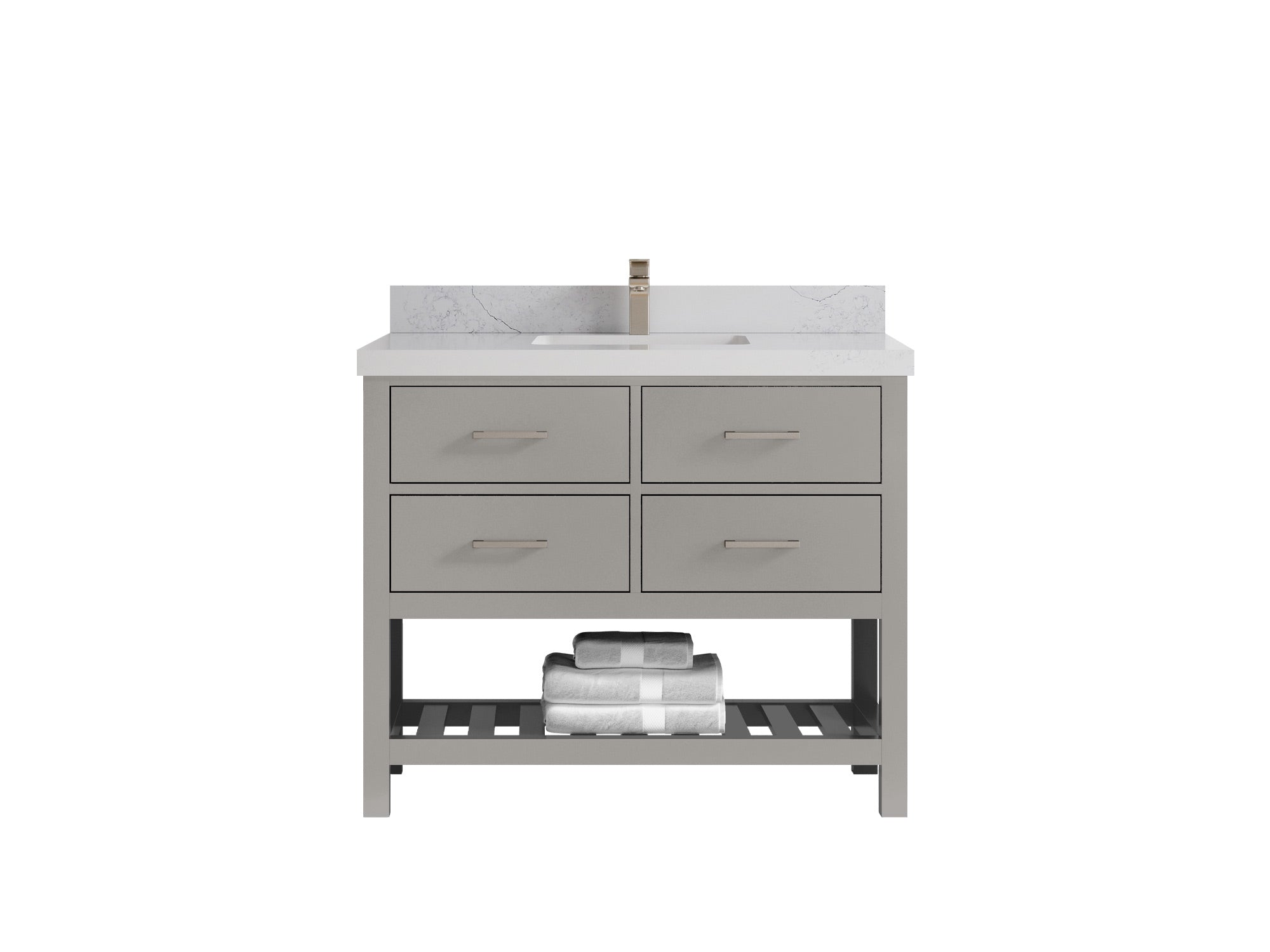 Parker 42 in. W x 22 in. D Single Sink Bathroom Vanity - Willow Bath and Vanity