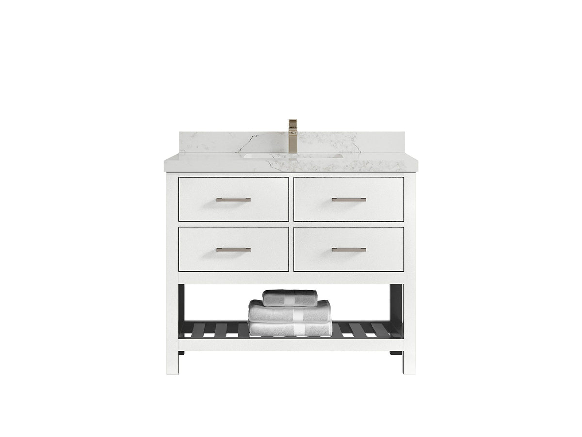 Parker 42 in. W x 22 in. D Single Sink Bathroom Vanity - Willow Bath and Vanity