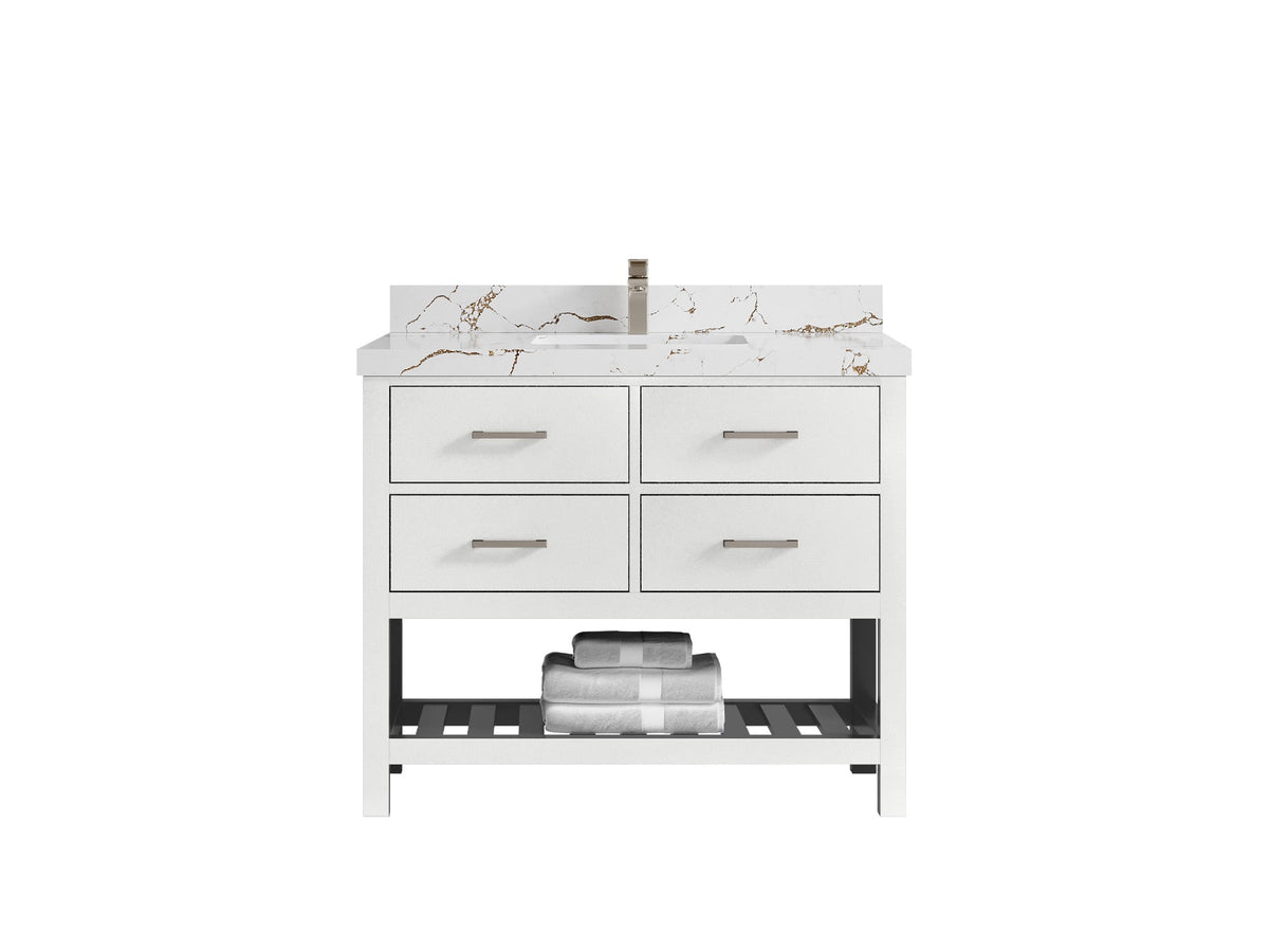 Parker 42 in. W x 22 in. D Single Sink Bathroom Vanity - Willow Bath and Vanity