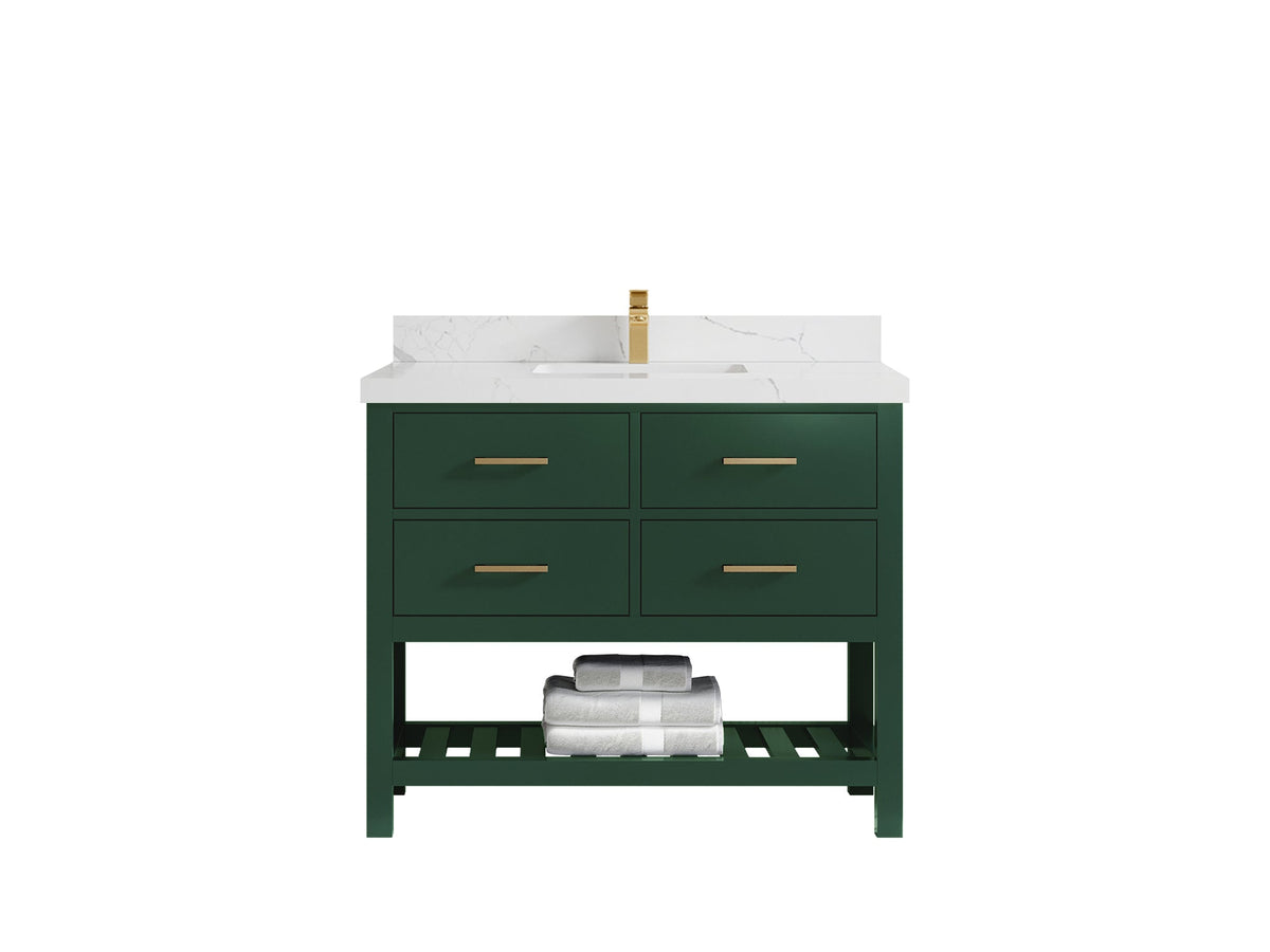 Parker 42 in. W x 22 in. D Single Sink Bathroom Vanity - Willow Bath and Vanity