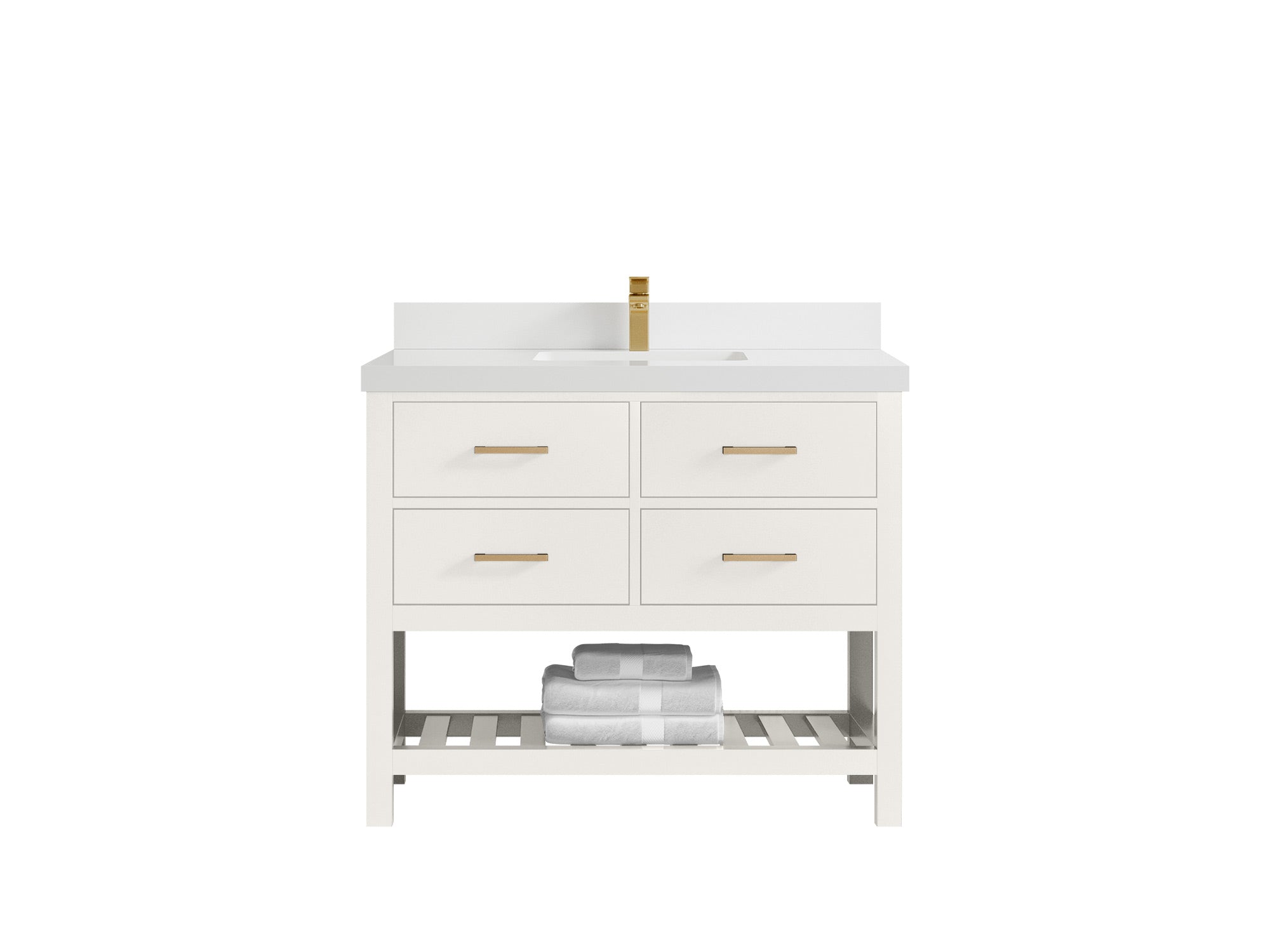 Parker 42 in. W x 22 in. D Single Sink Bathroom Vanity - Willow Bath and Vanity