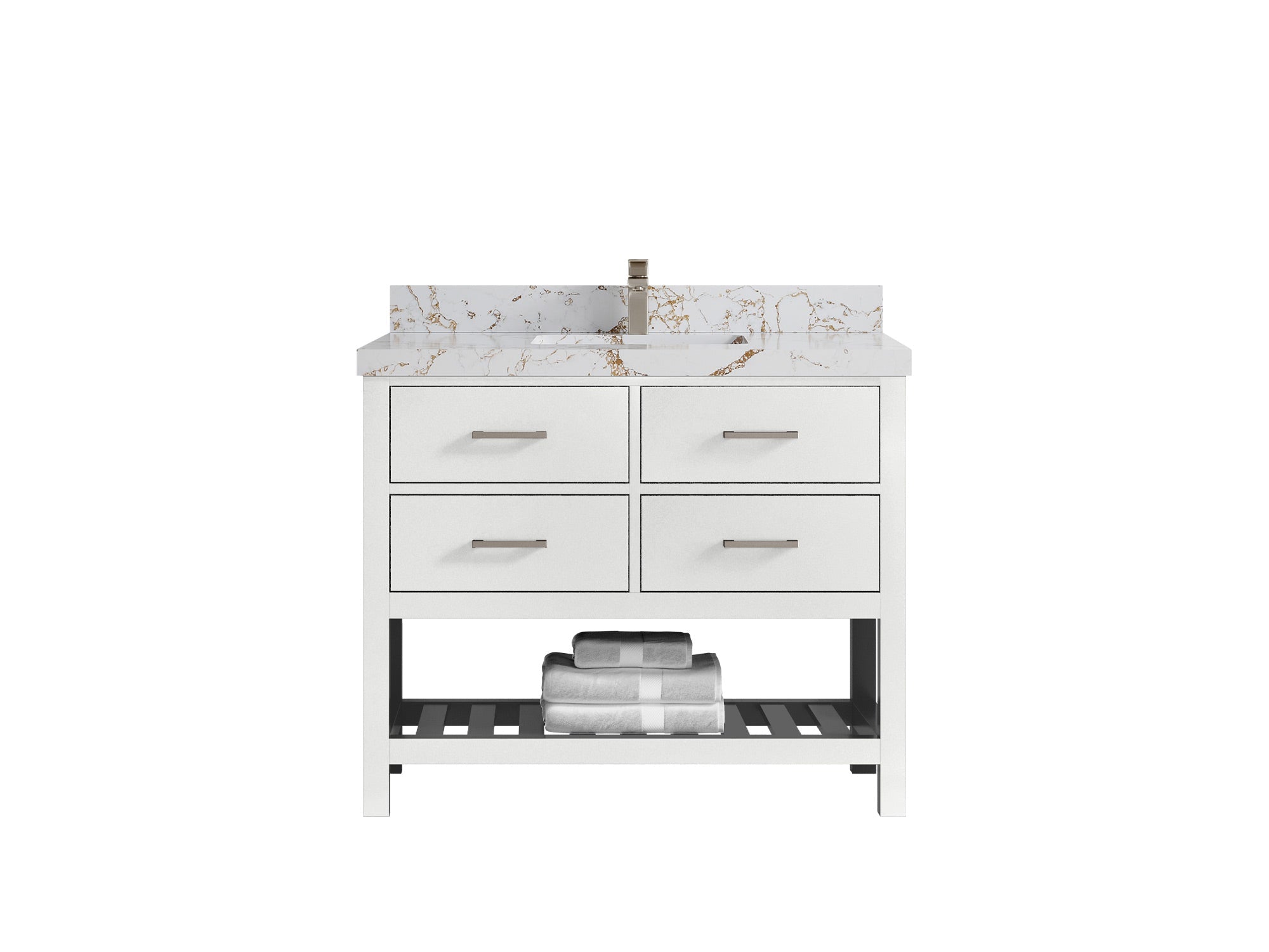 Parker 42 in. W x 22 in. D Single Sink Bathroom Vanity - Willow Bath and Vanity