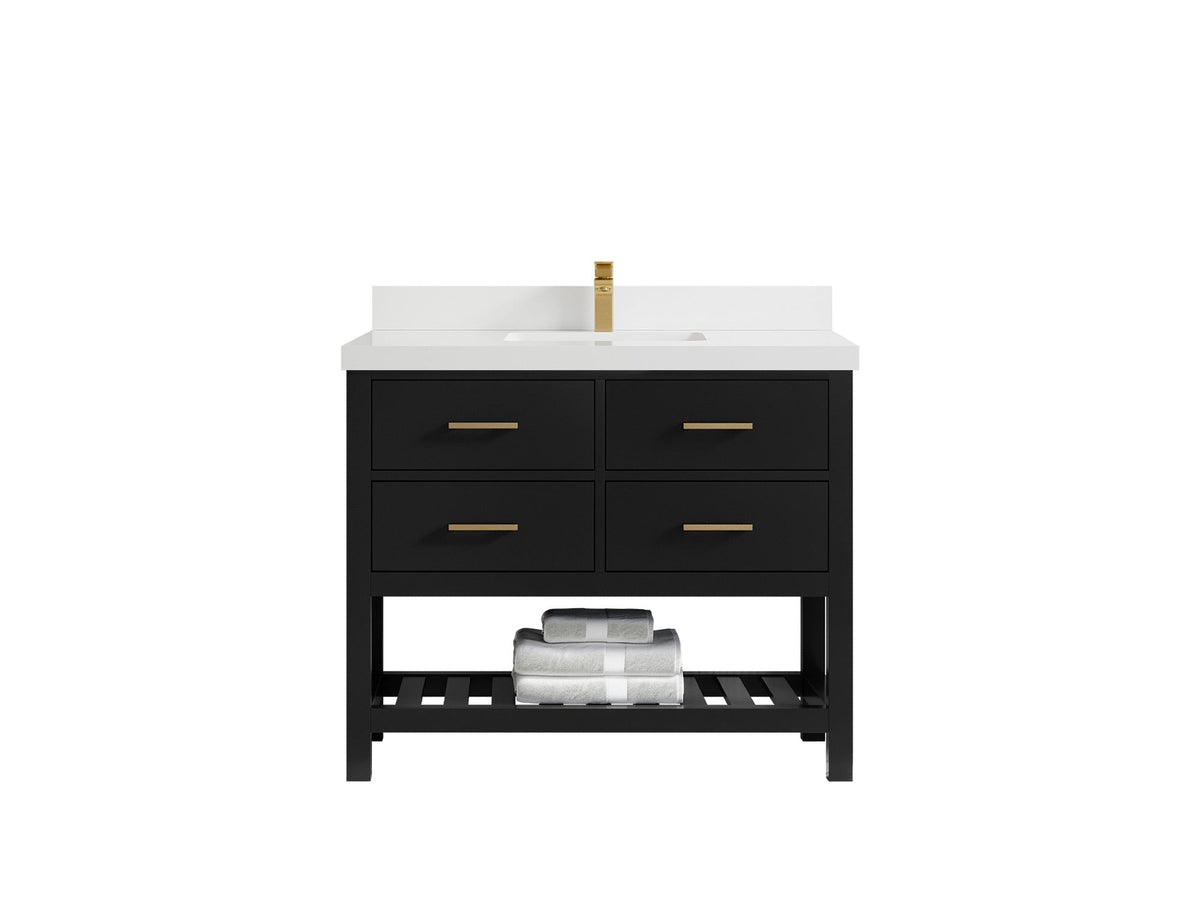 Parker 42 in. W x 22 in. D Single Sink Bathroom Vanity - Willow Bath and Vanity
