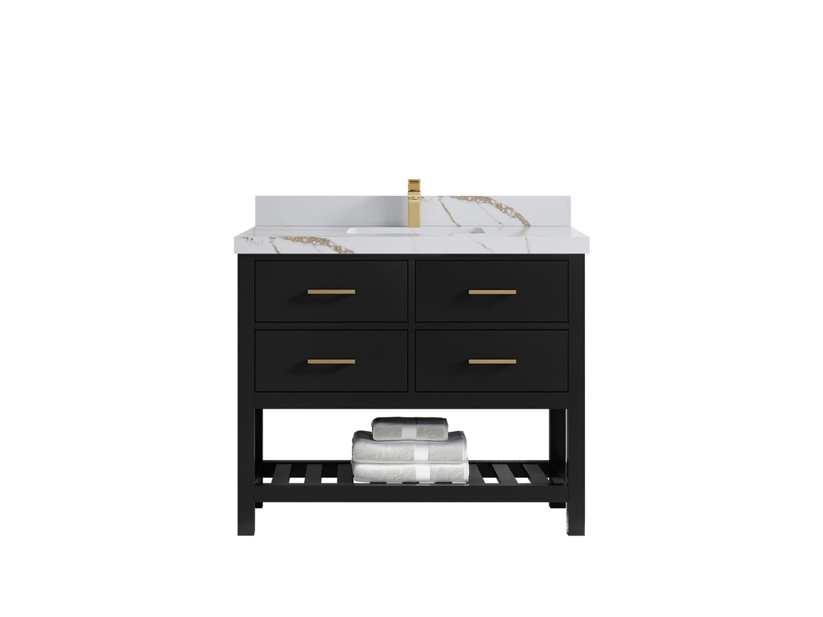 Parker 42 in. W x 22 in. D Single Sink Bathroom Vanity - Willow Bath and Vanity
