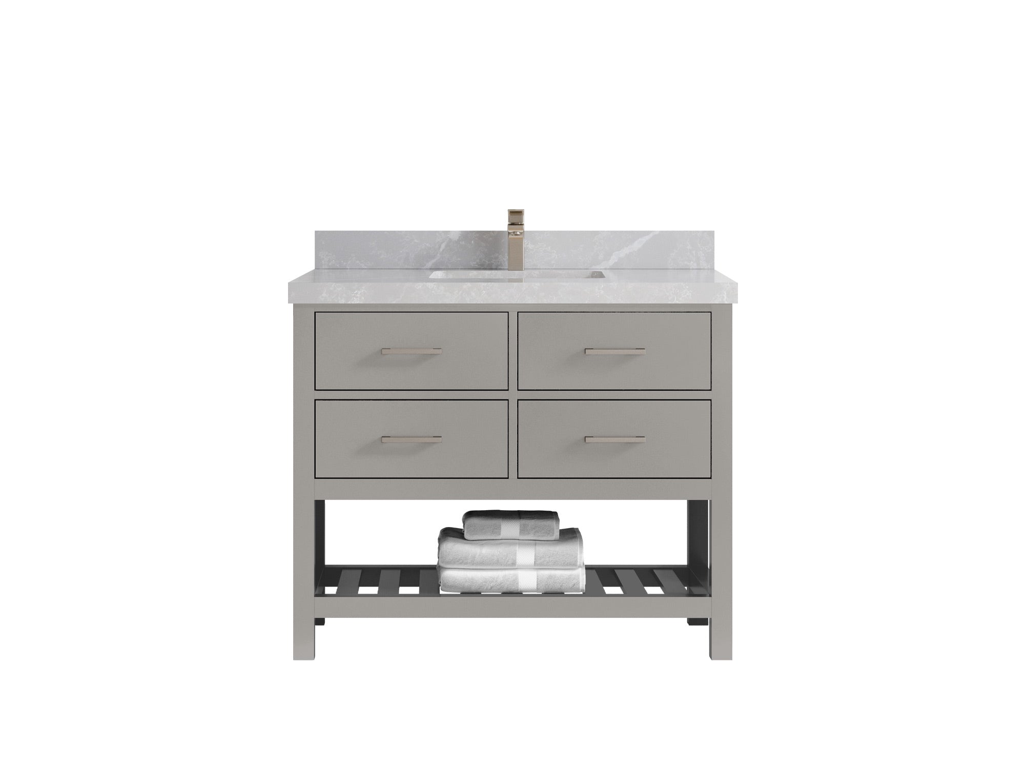 Parker 42 in. W x 22 in. D Single Sink Bathroom Vanity - Willow Bath and Vanity