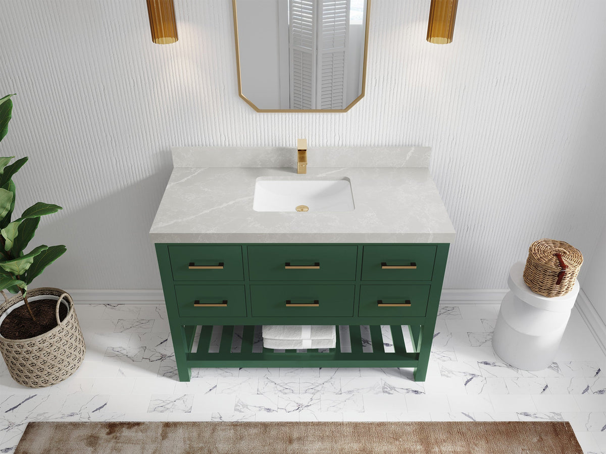 Parker 48 in. W x 22 in. D Single Sink Bathroom Vanity - Willow Bath and Vanity