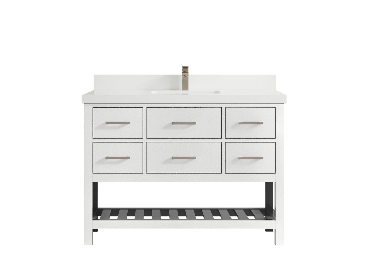Parker 48 in. W x 22 in. D Single Sink Bathroom Vanity - Willow Bath and Vanity