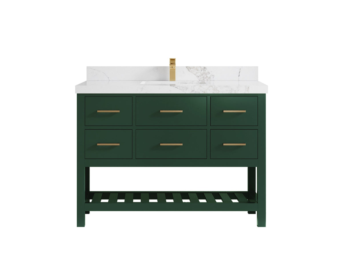 Parker 48 in. W x 22 in. D Single Sink Bathroom Vanity - Willow Bath and Vanity