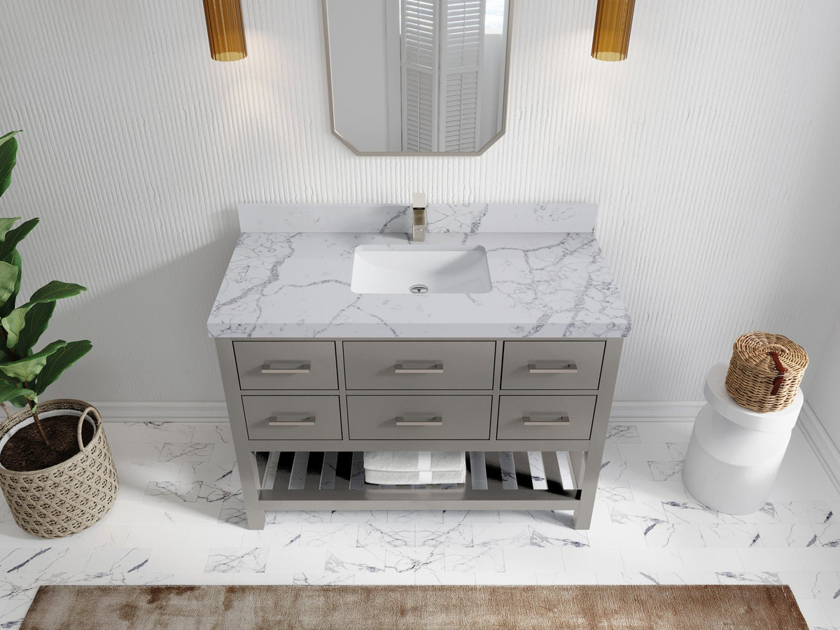 Parker 48 in. W x 22 in. D Single Sink Bathroom Vanity - Willow Bath and Vanity