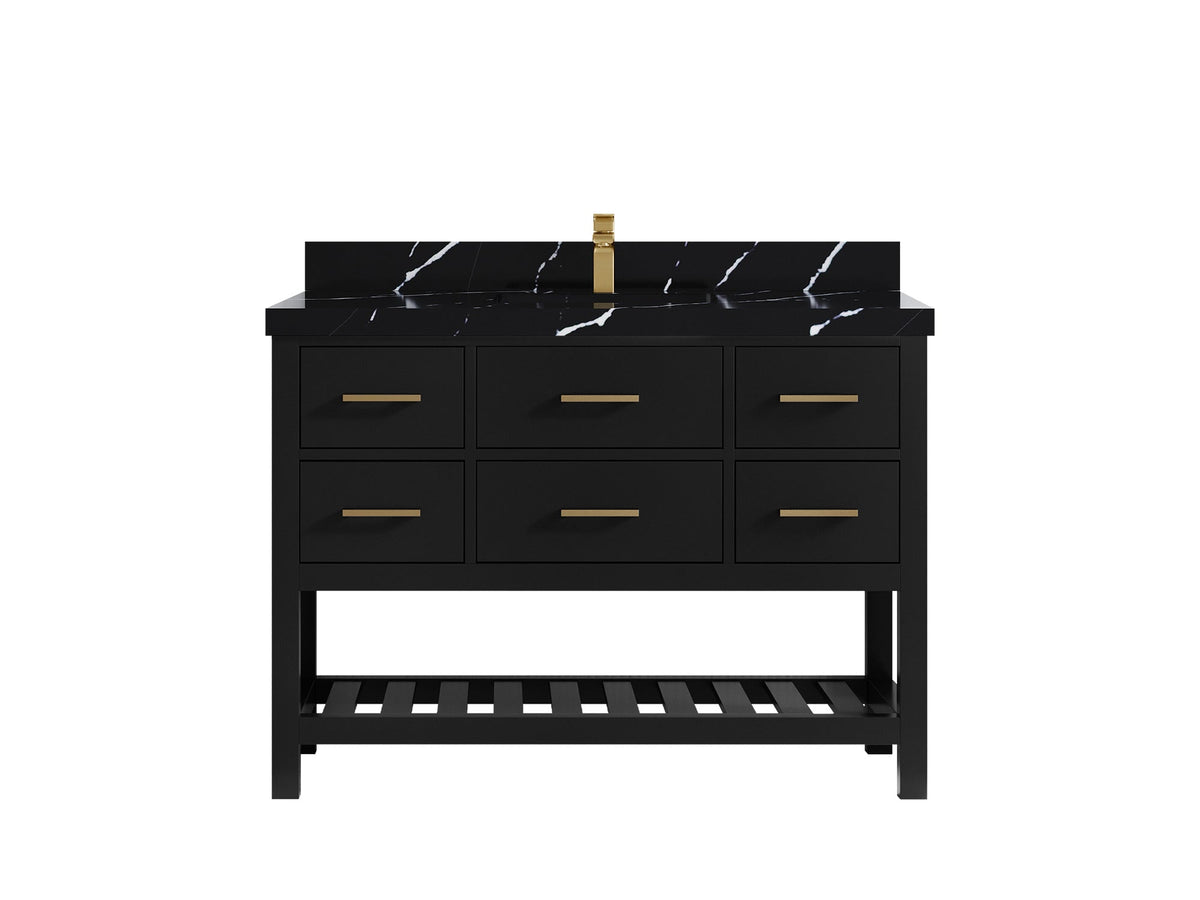 Parker 48 in. W x 22 in. D Single Sink Bathroom Vanity - Willow Bath and Vanity