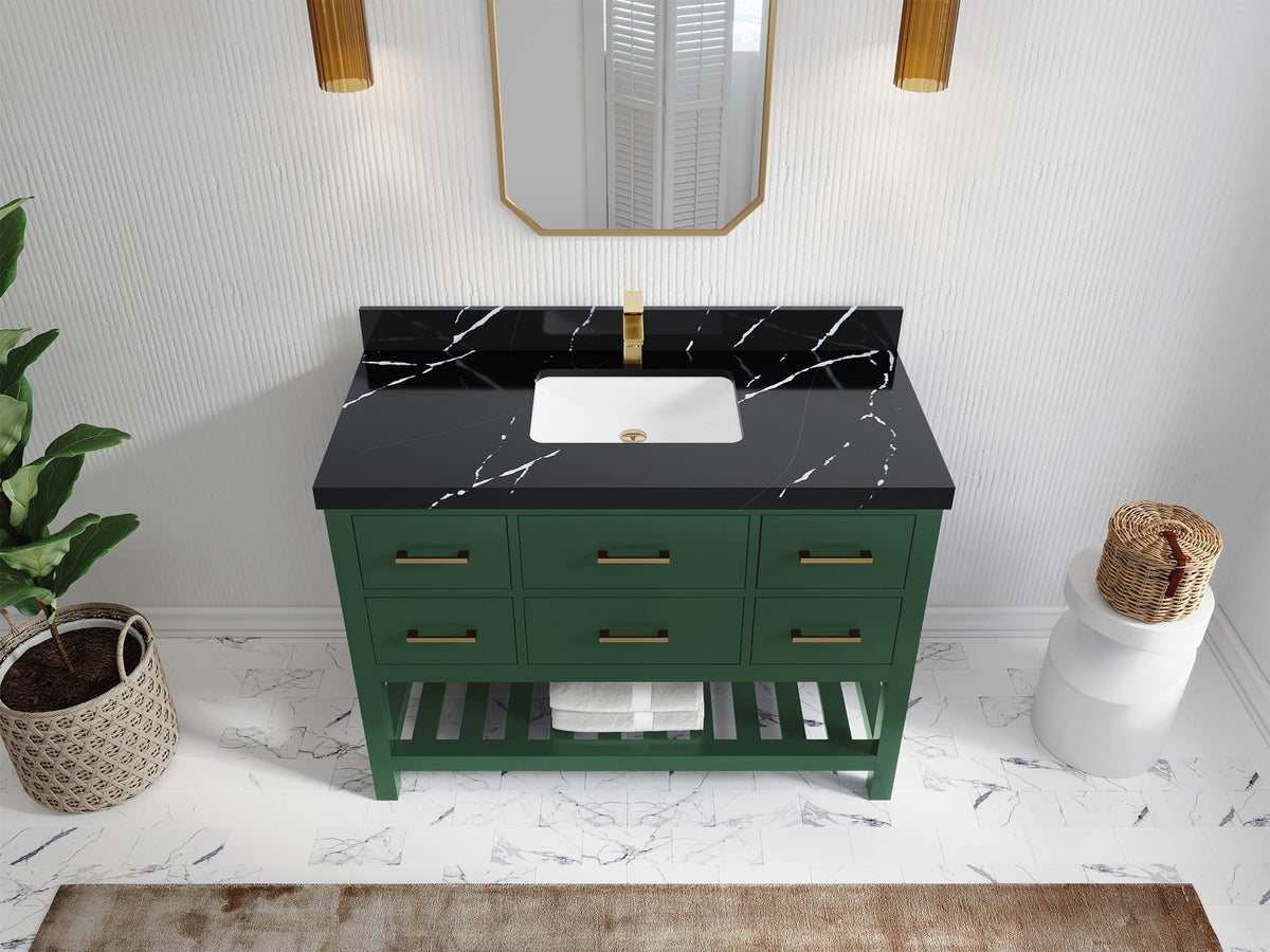 Parker 48 in. W x 22 in. D Single Sink Bathroom Vanity - Willow Bath and Vanity