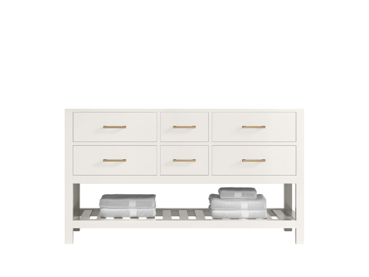 Parker 60 in. W x 22 in. D Double Sink Bathroom Vanity - Willow Bath and Vanity