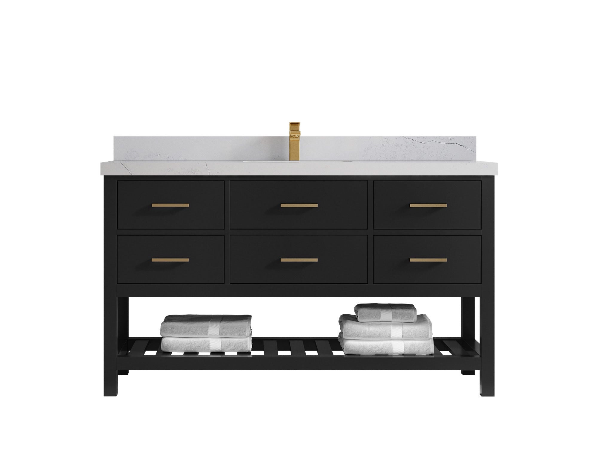 Parker 60 in. W x 22 in. D Single Sink Bathroom Vanity - Willow Bath and Vanity