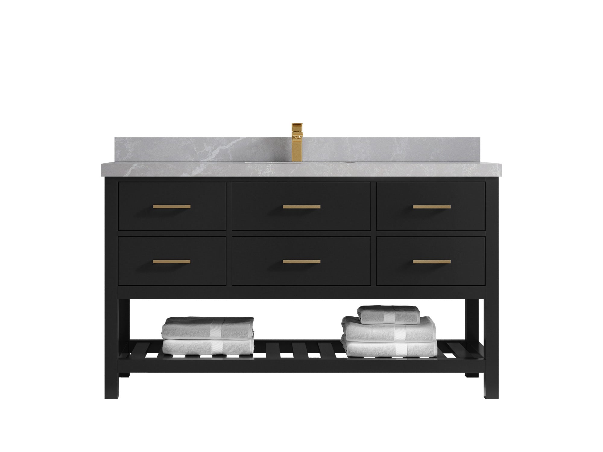 Parker 60 in. W x 22 in. D Single Sink Bathroom Vanity - Willow Bath and Vanity