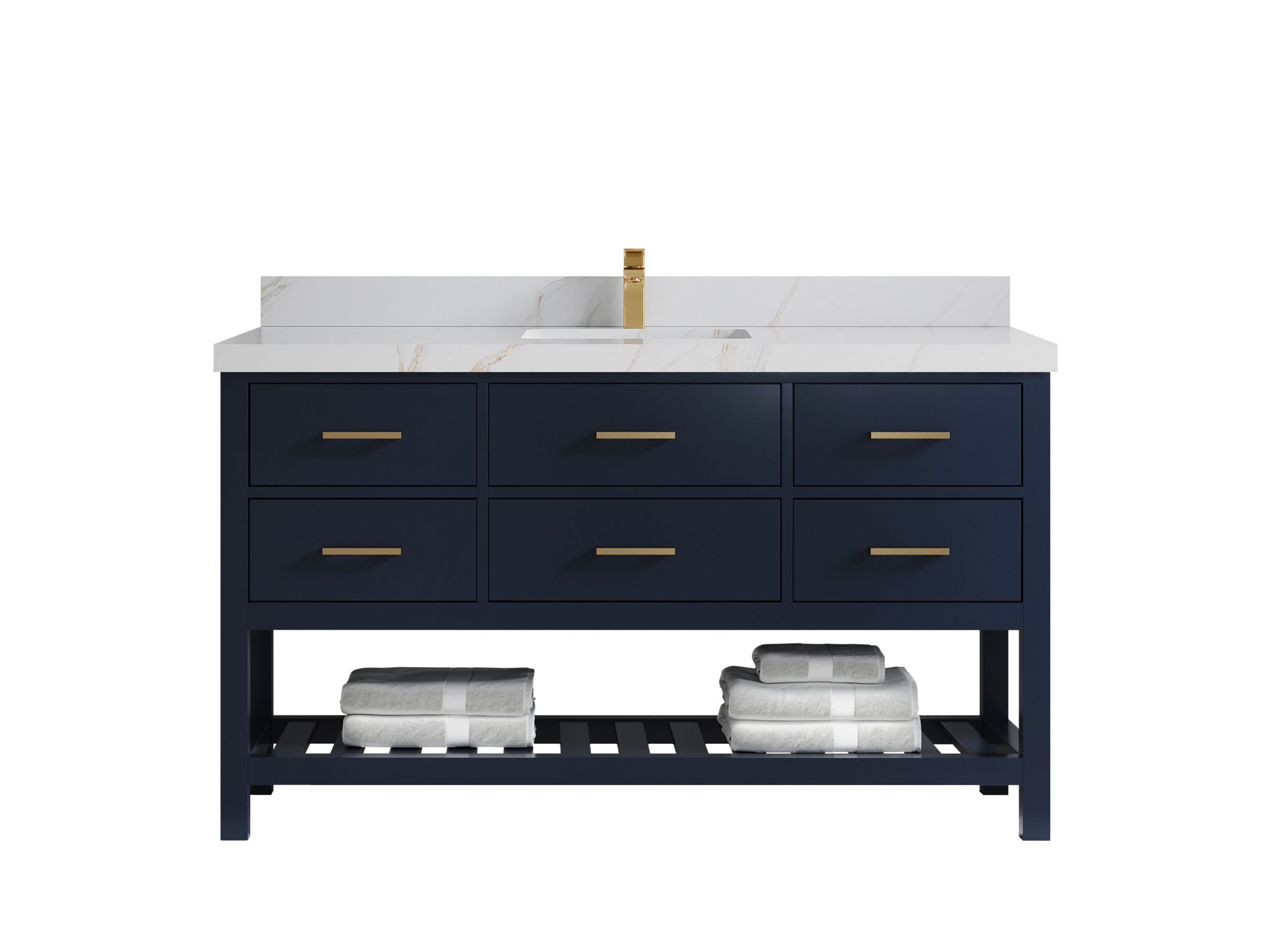 Parker 60 in. W x 22 in. D Single Sink Bathroom Vanity - Willow Bath and Vanity