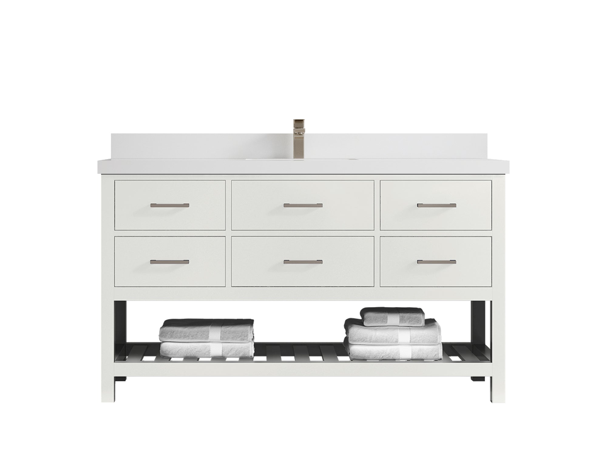 Parker 60 in. W x 22 in. D Single Sink Bathroom Vanity - Willow Bath and Vanity