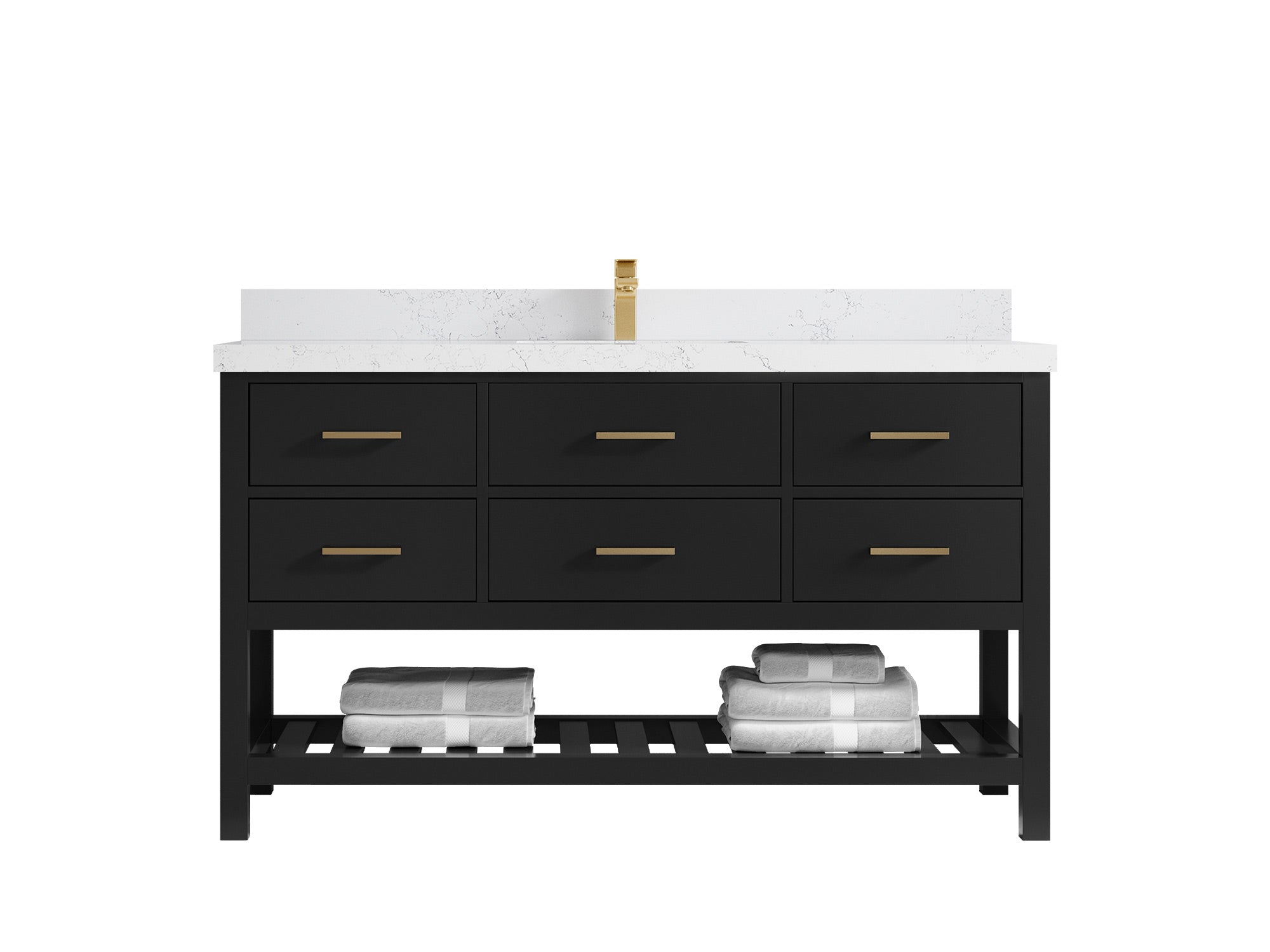 Parker 60 in. W x 22 in. D Single Sink Bathroom Vanity - Willow Bath and Vanity