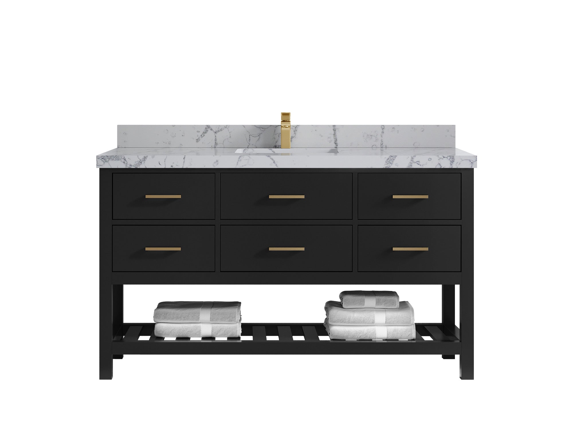 Parker 60 in. W x 22 in. D Single Sink Bathroom Vanity - Willow Bath and Vanity