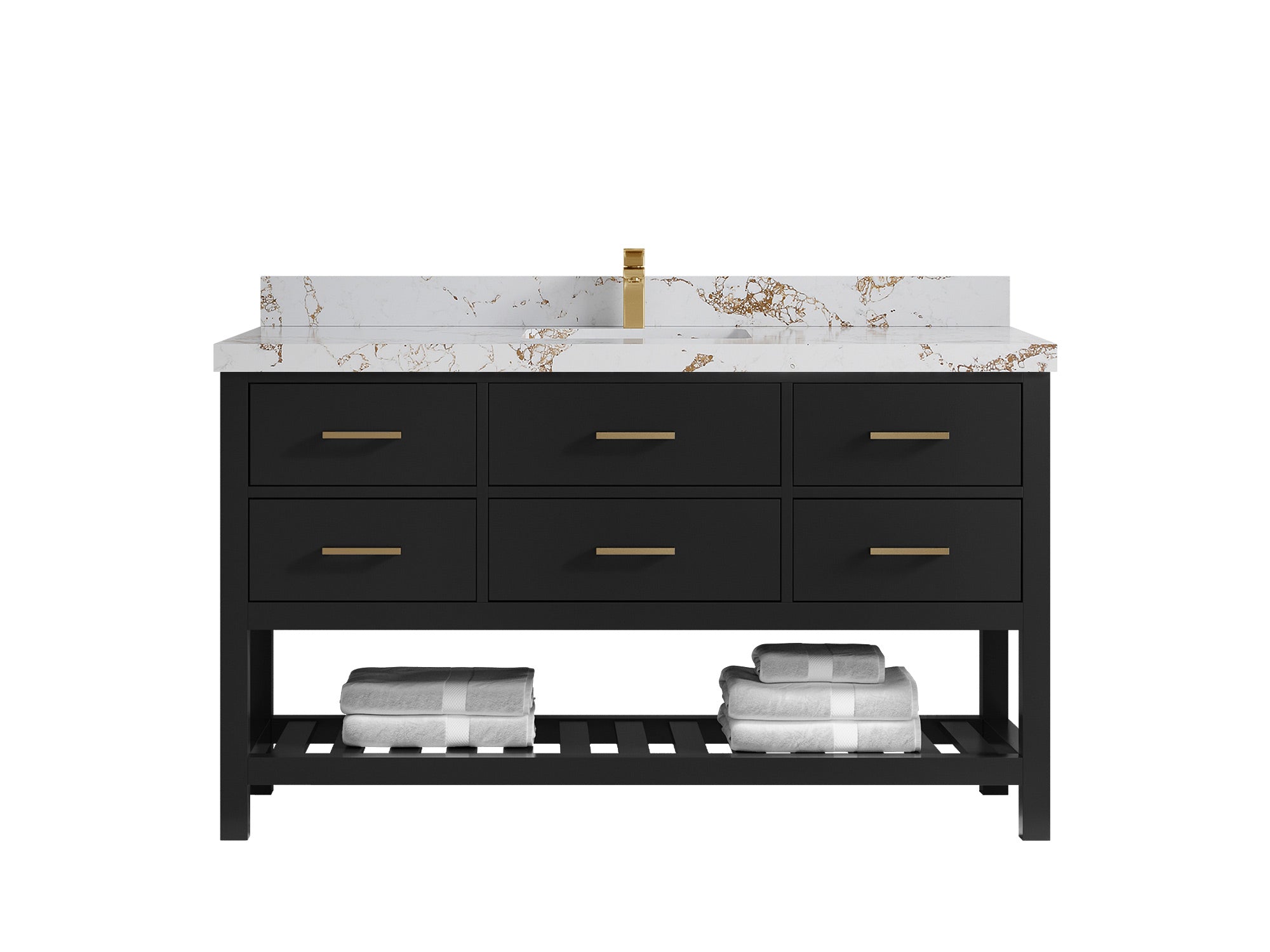 Parker 60 in. W x 22 in. D Single Sink Bathroom Vanity - Willow Bath and Vanity