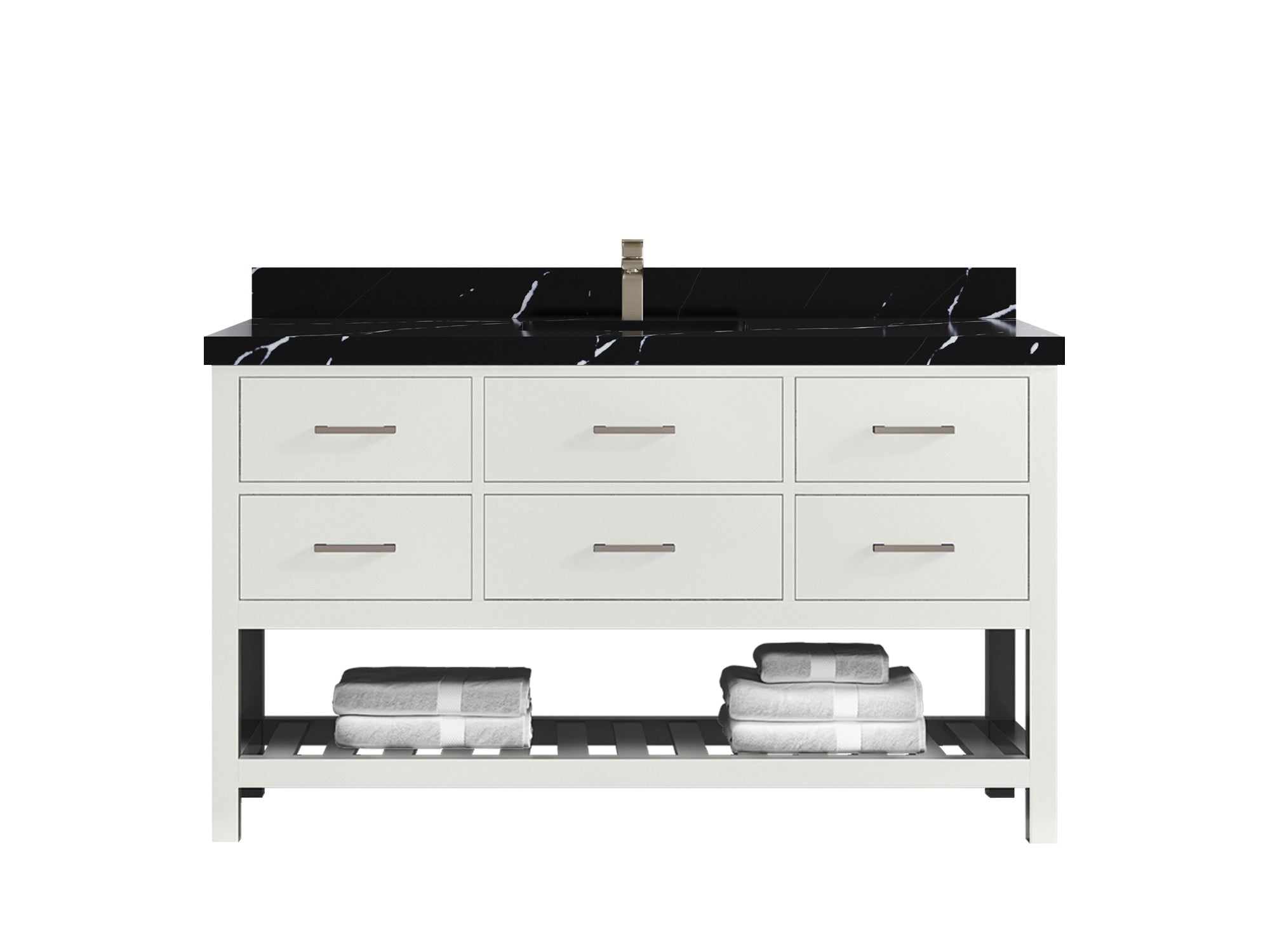 Parker 60 in. W x 22 in. D Single Sink Bathroom Vanity - Willow Bath and Vanity